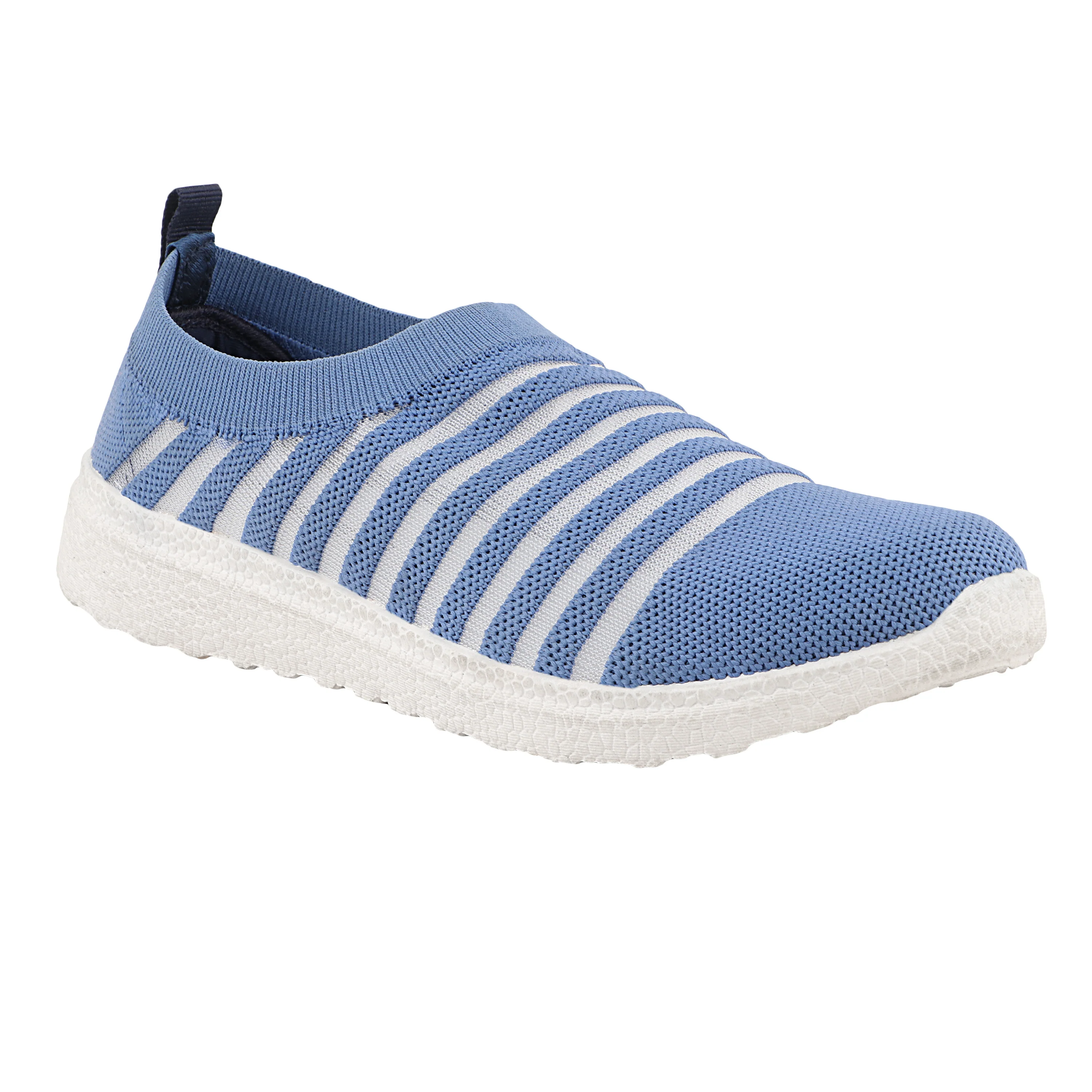 FUEL Hazel Breathable Ultra-Lightweight Women Slip-on Sports Shoes (Blue)