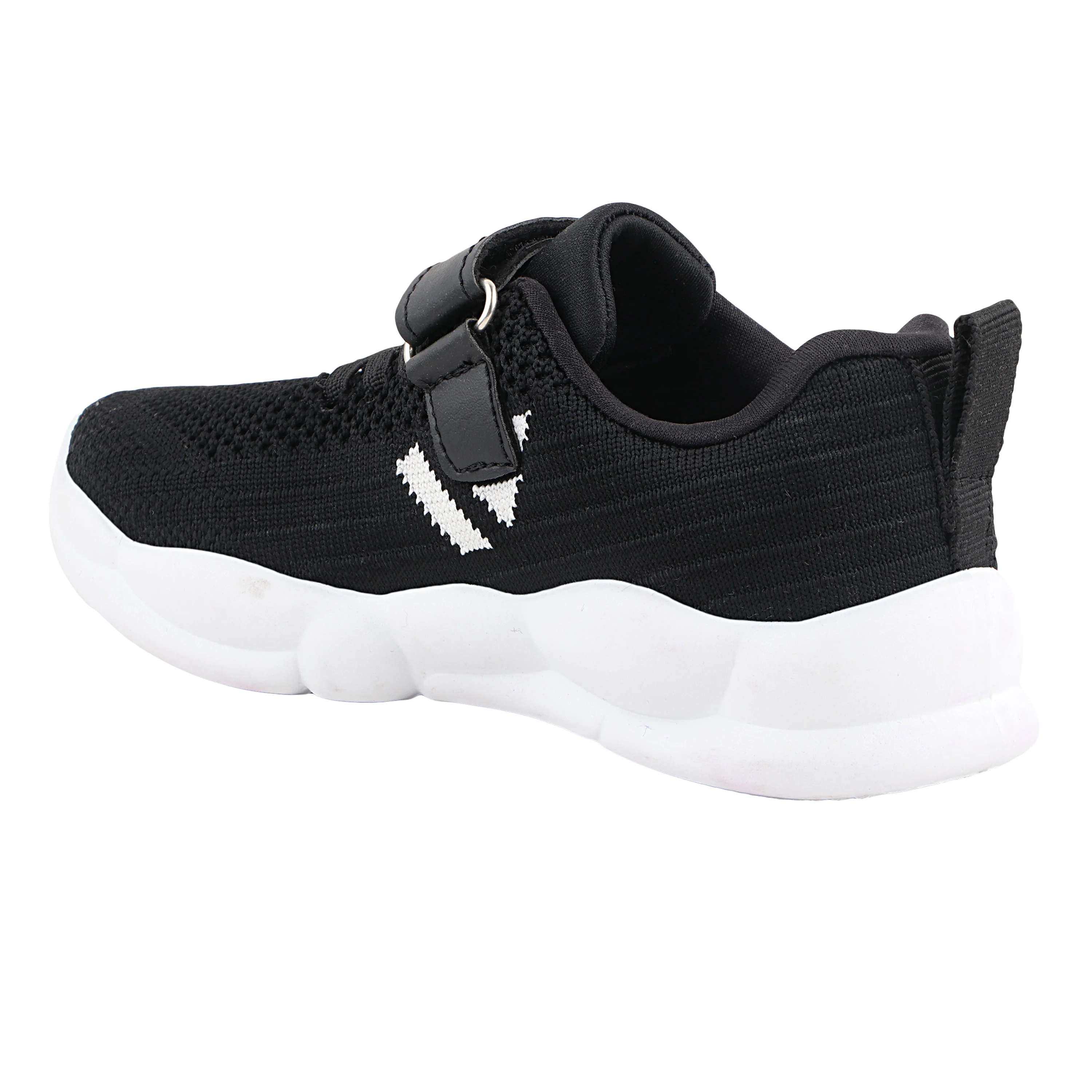 FUEL Holex Lightweight & Comfortable Cushioned Footbed Walking & Casual Shoes for Kid's (Black) - Image 3
