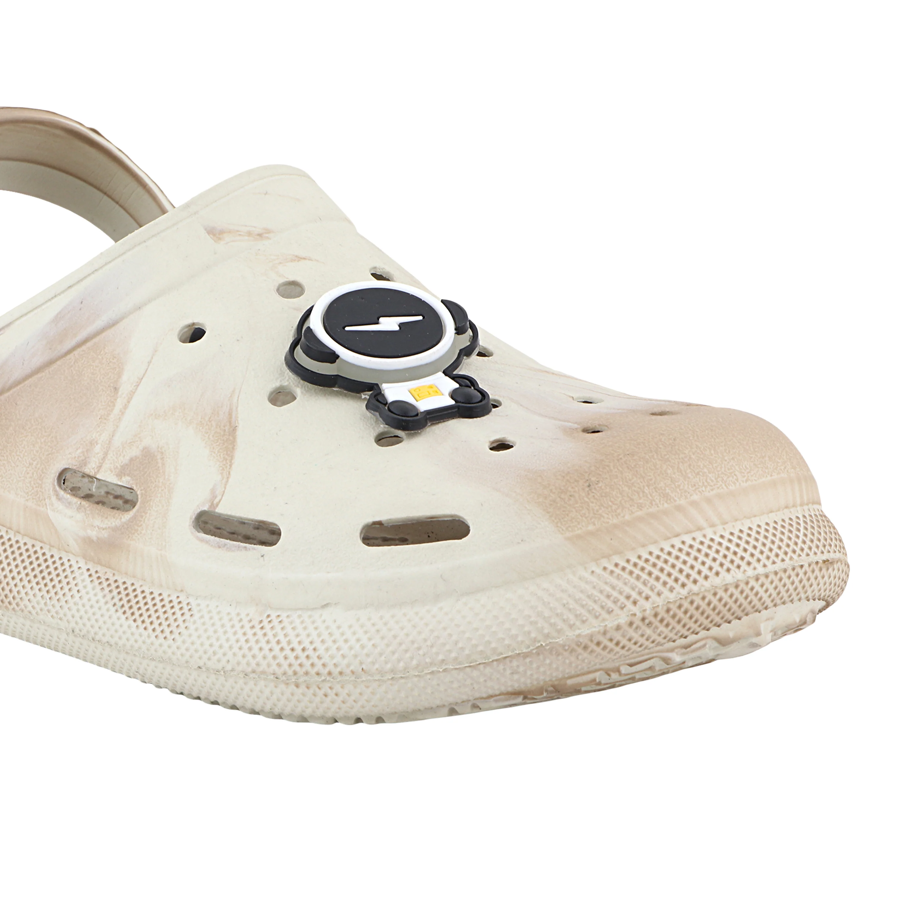 FUEL Hooper-01 Fully EVA Clogs for Kids Comfortable Anti-Skid & Waterproof Footwear (Beige) - Image 2