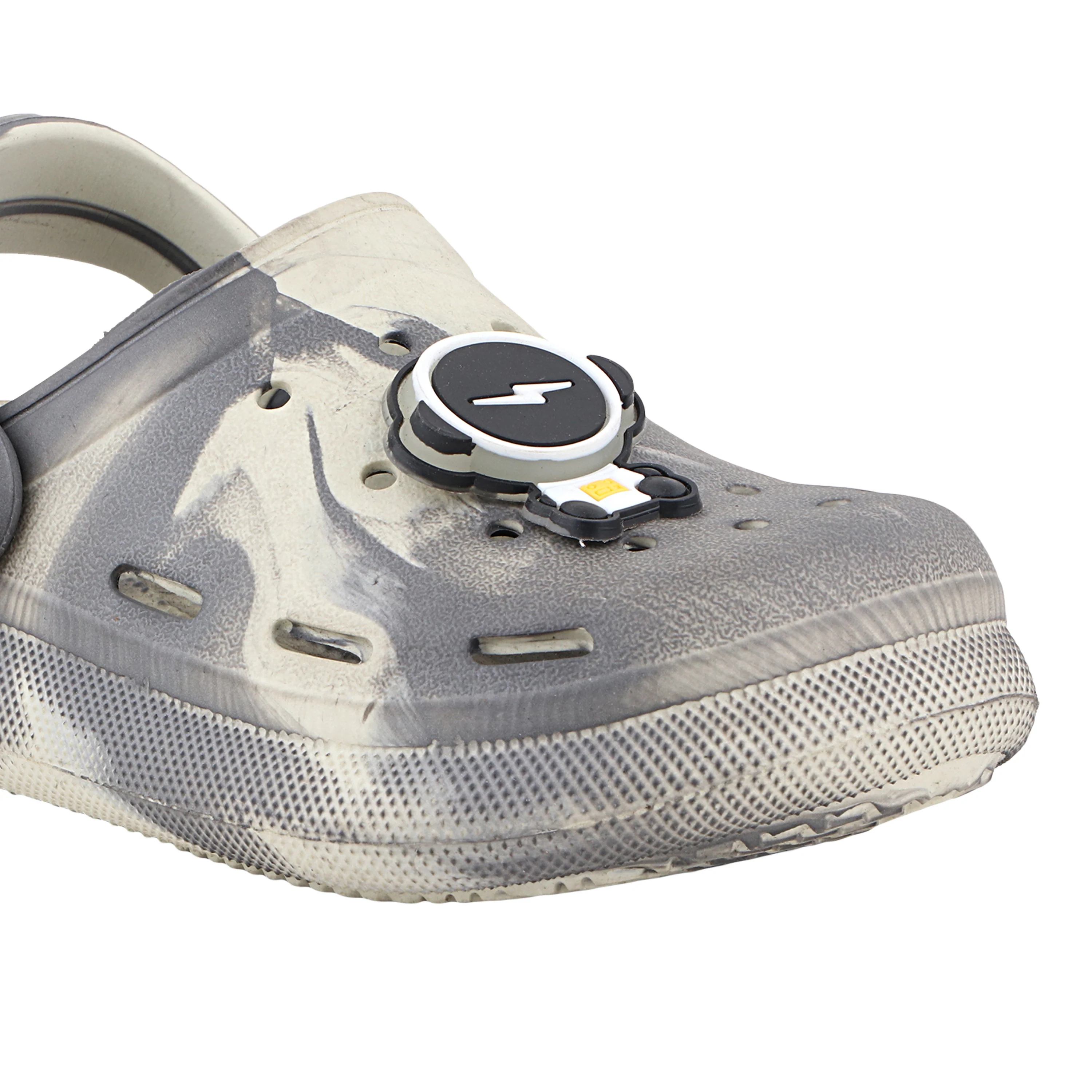 FUEL Hooper-01 Fully EVA Clogs for Kids Comfortable Anti-Skid & Waterproof Footwear (Grey) - Image 2