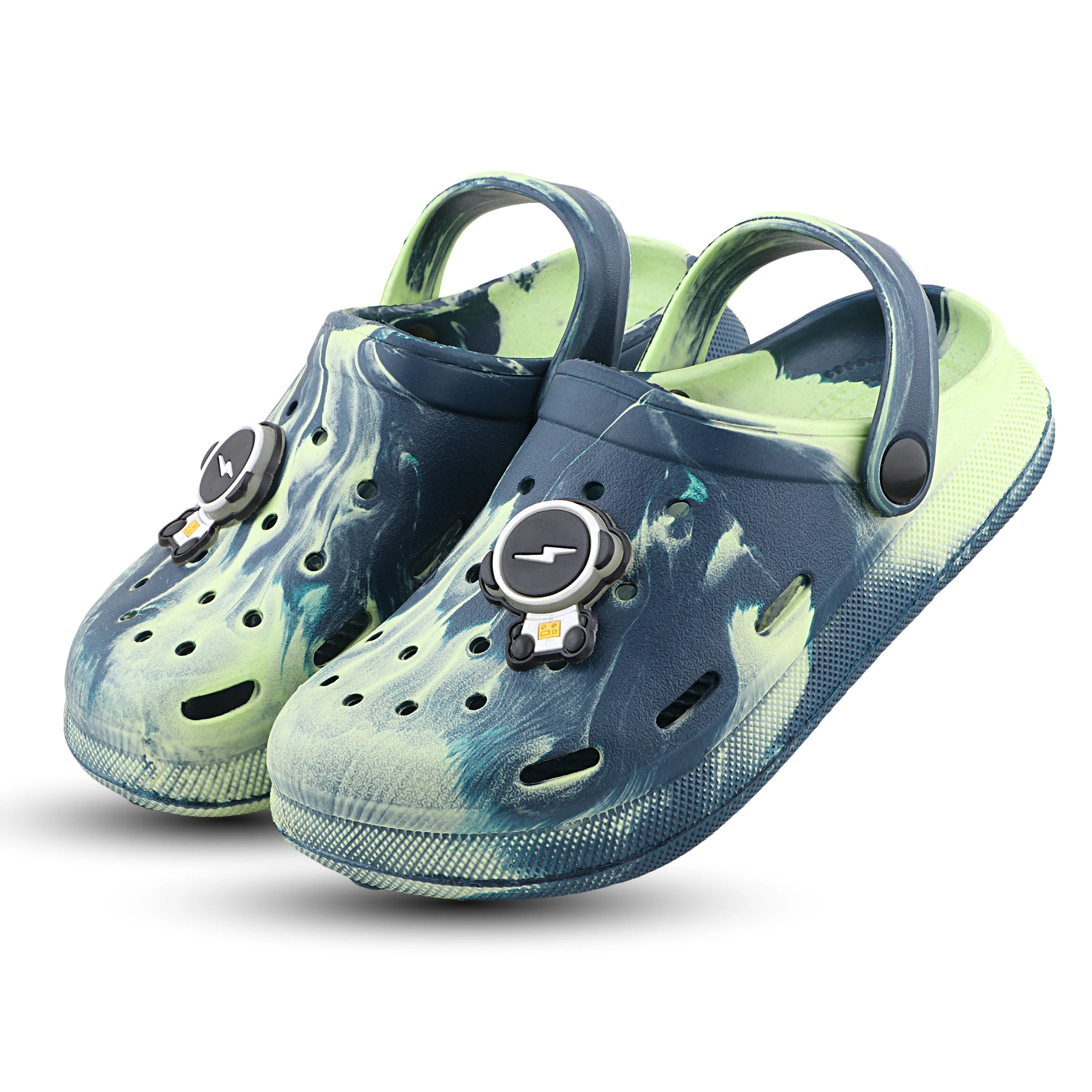 FUEL Hooper-01 Fully EVA Clogs for Kids Comfortable Anti-Skid & Waterproof Footwear (Navy) - Image 3