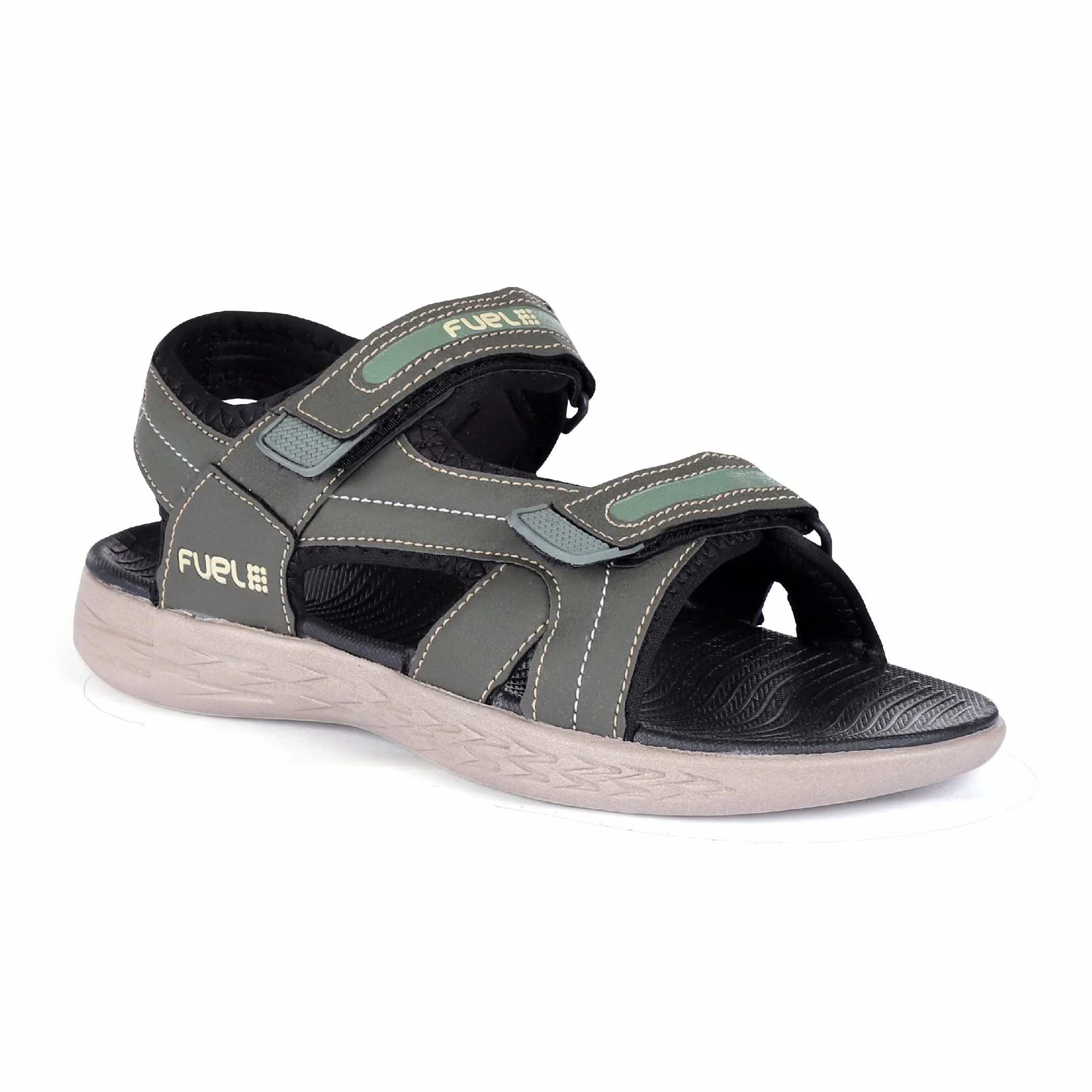FUEL Jack-01 Stylish Outdoor Sports Sandal for Men (Olive)