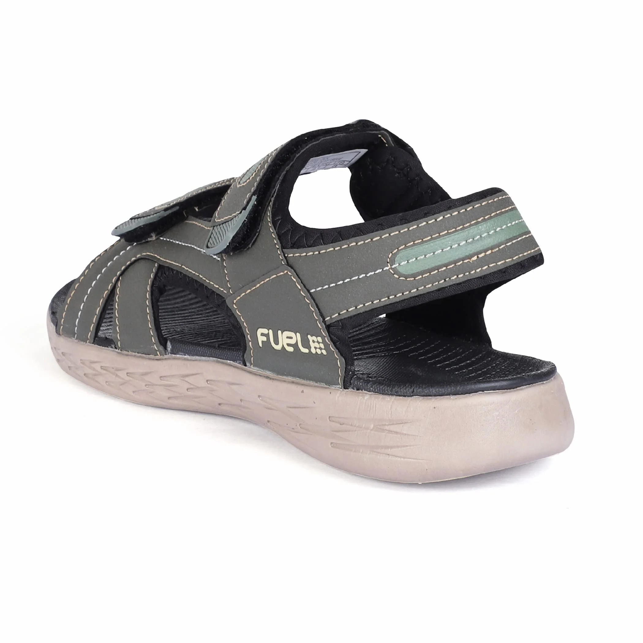 FUEL Jack-01 Stylish Outdoor Sports Sandal for Men (Olive) - Image 3
