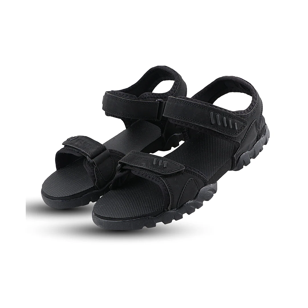 FUEL JERSEY Sandals for Boy's (Black) - Image 4