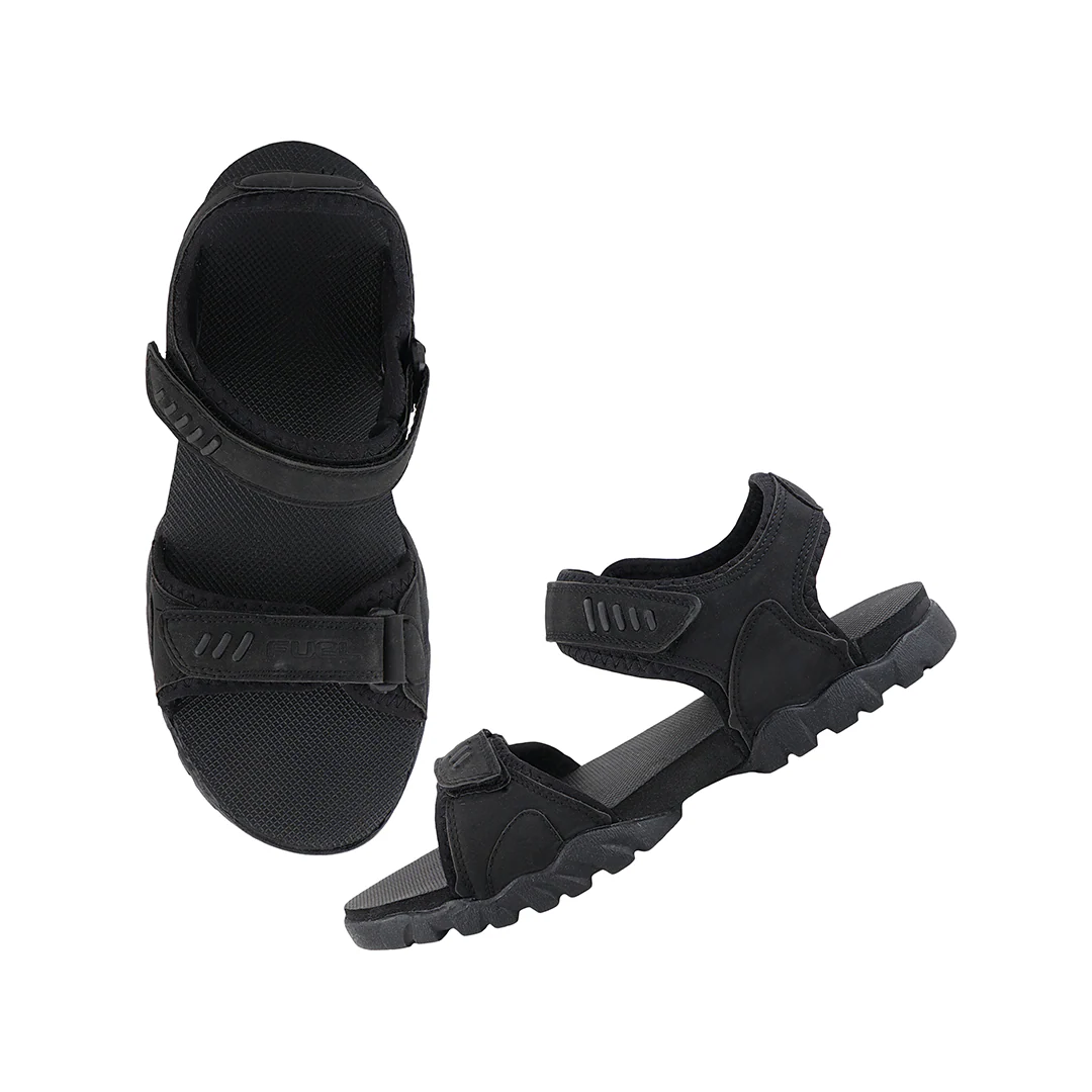 FUEL JERSEY Sandals for Boy's (Black) - Image 6