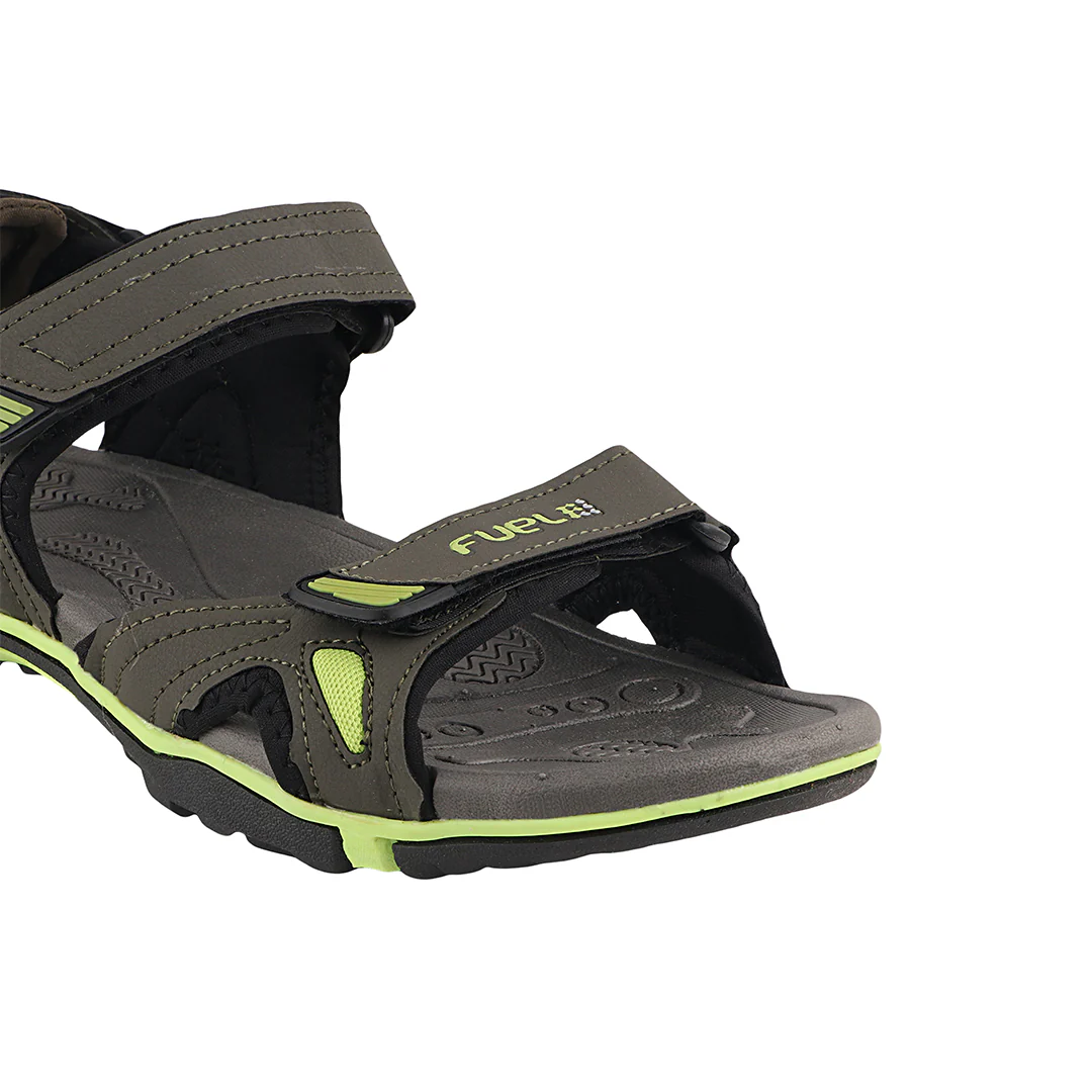 FUEL Jordan Men’s Anti-Skid Sole Outdoor Sandals (Olive) - Image 2