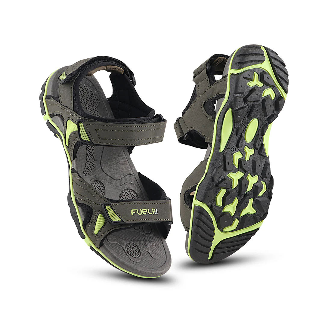 FUEL Jordan Men’s Anti-Skid Sole Outdoor Sandals (Olive) - Image 5