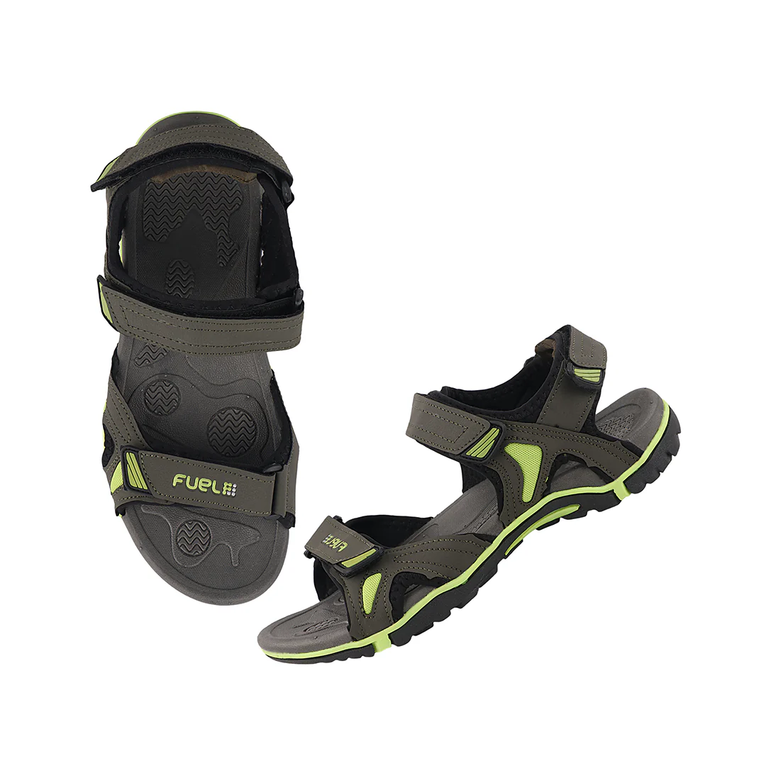 FUEL Jordan Men’s Anti-Skid Sole Outdoor Sandals (Olive) - Image 6