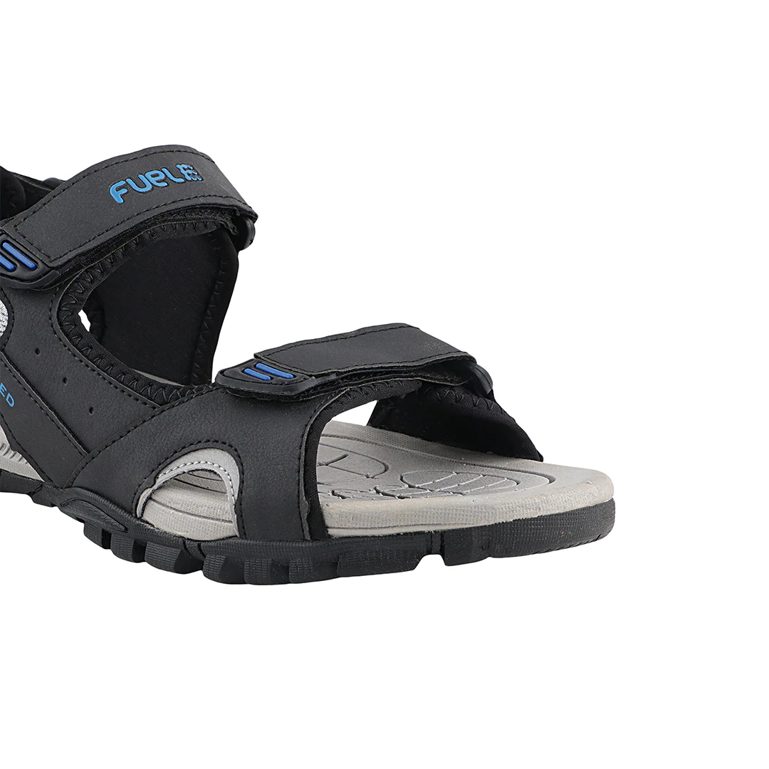 FUEL Krox-02 Casual Sports Sandals for Men's (Grey) - Image 2