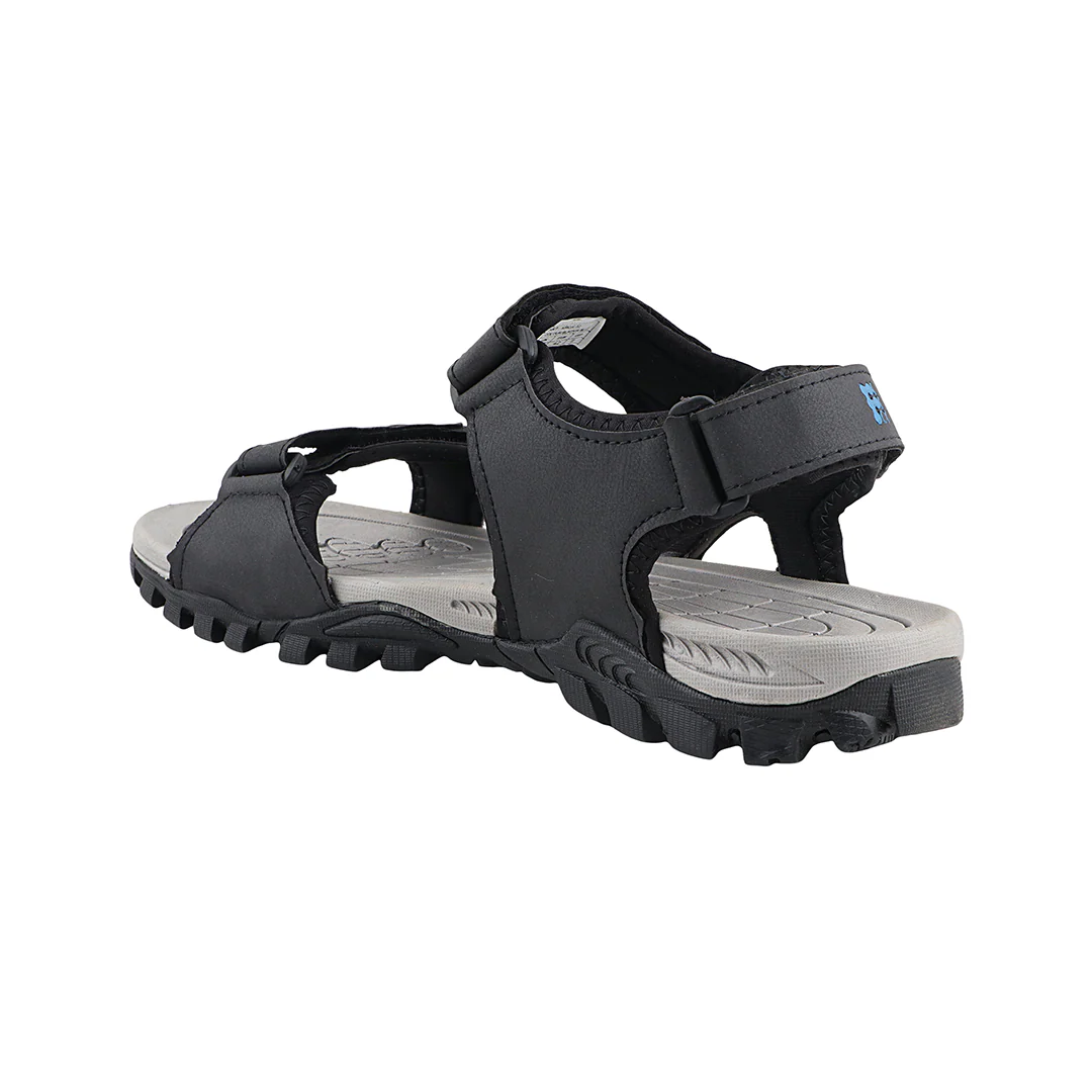FUEL Krox-02 Casual Sports Sandals for Men's (Grey) - Image 3