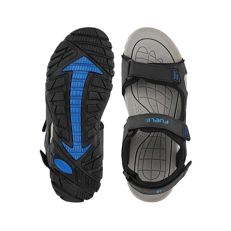 FUEL Krox-02 Casual Sports Sandals for Men's (Grey) - Image 5