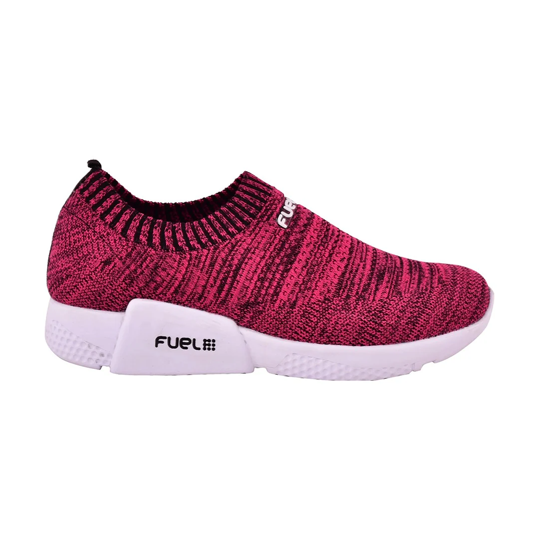 FUEL Lilly Comfortable Lightweight Mesh Sports Shoes for Women's (Purple)
