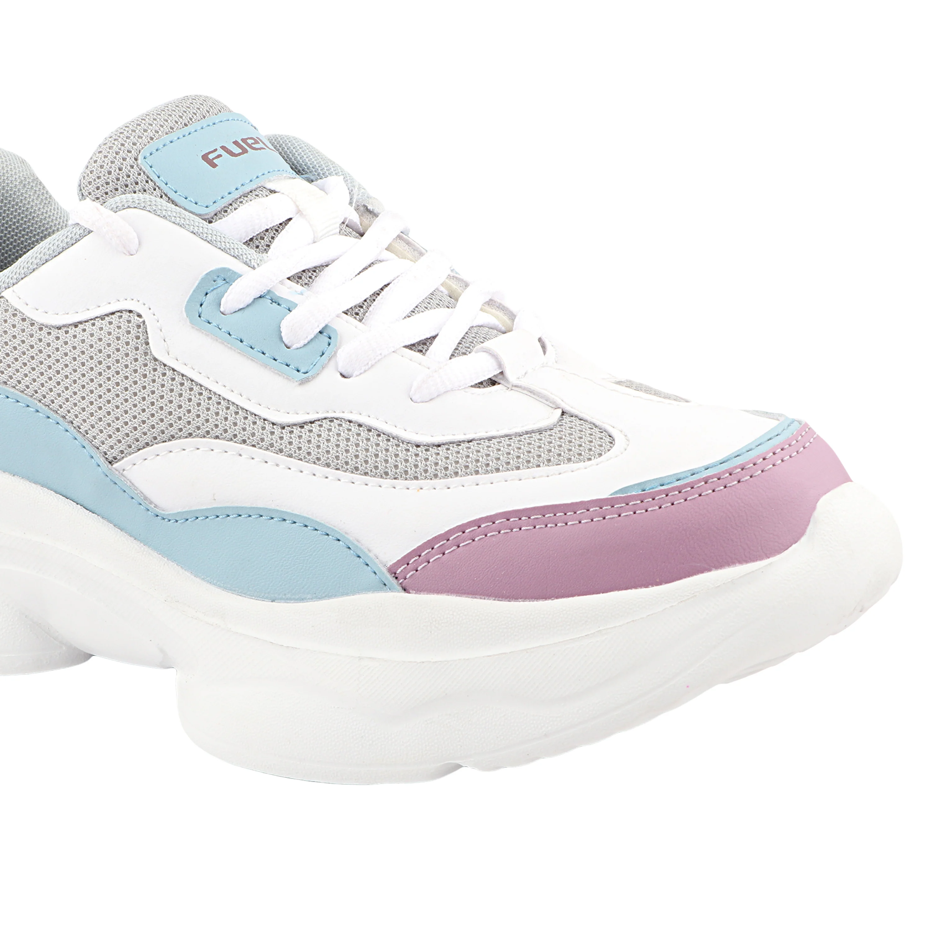 FUEL Lina Lightweight & Comfortable with Lace-Up Running & Daily Wear Sports Shoes for Women's (Blue) - Image 2