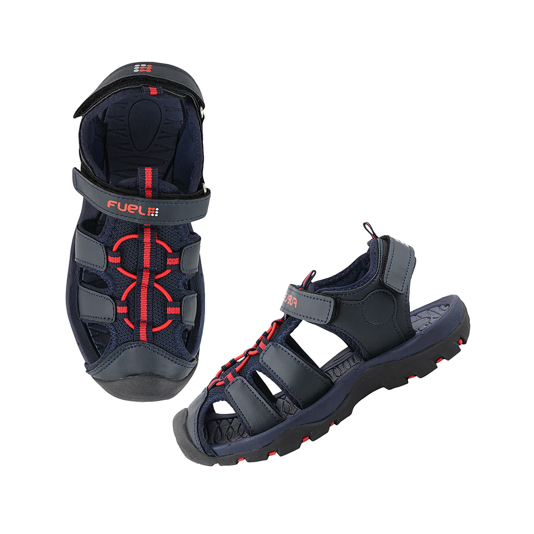FUEL Luke Lightweight & Comfortable with Adjustable Velcro Sandal For Boy's (Navy) - Image 6
