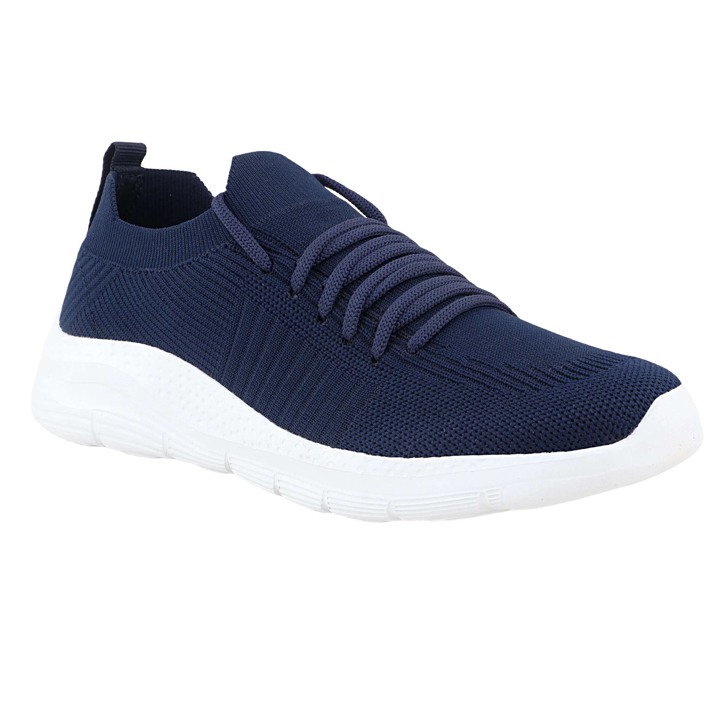 FUEL Maria Comfortable and Light-weight Lace up Sports Shoes for Running and Walking For Women's (Blue)