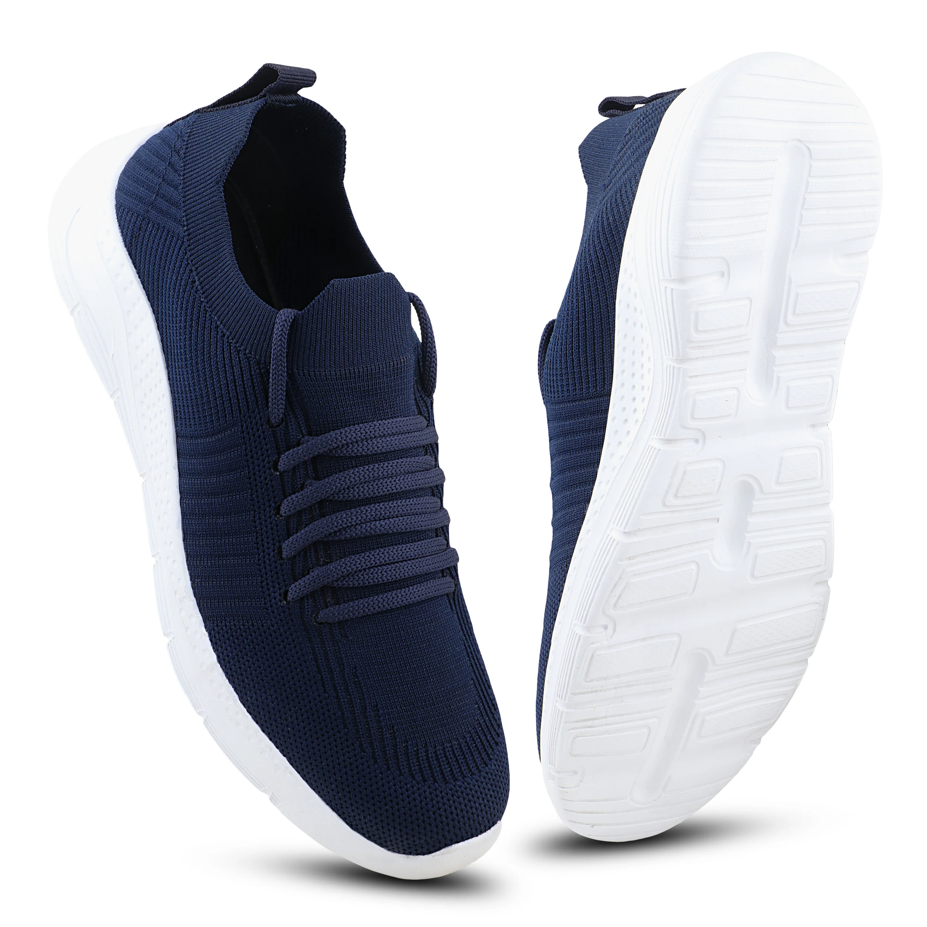 FUEL Maria Comfortable and Light-weight Lace up Sports Shoes for Running and Walking For Women's (Blue) - Image 7