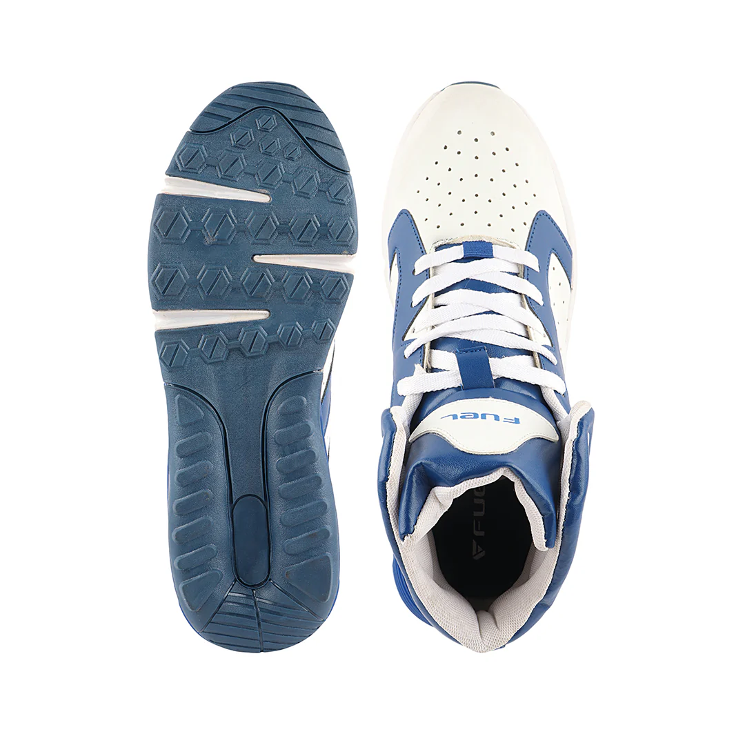 FUEL Basketball Comfortable Cushioned Footbed Athletic Sneakers for Man's (Royal Blue) - Image 5