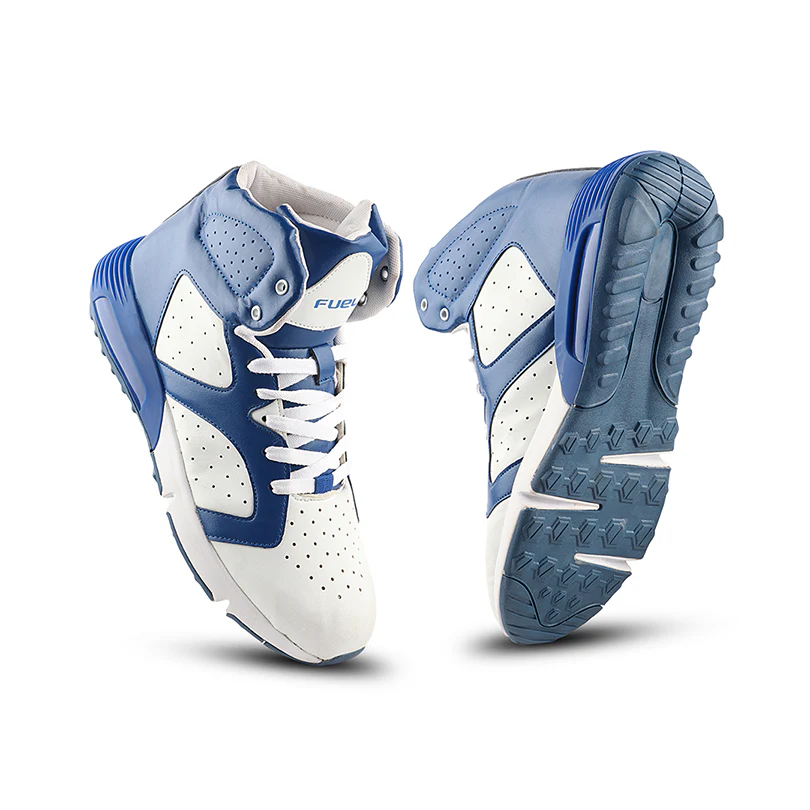 FUEL Basketball Comfortable Cushioned Footbed Athletic Sneakers for Man's (Royal Blue) - Image 6