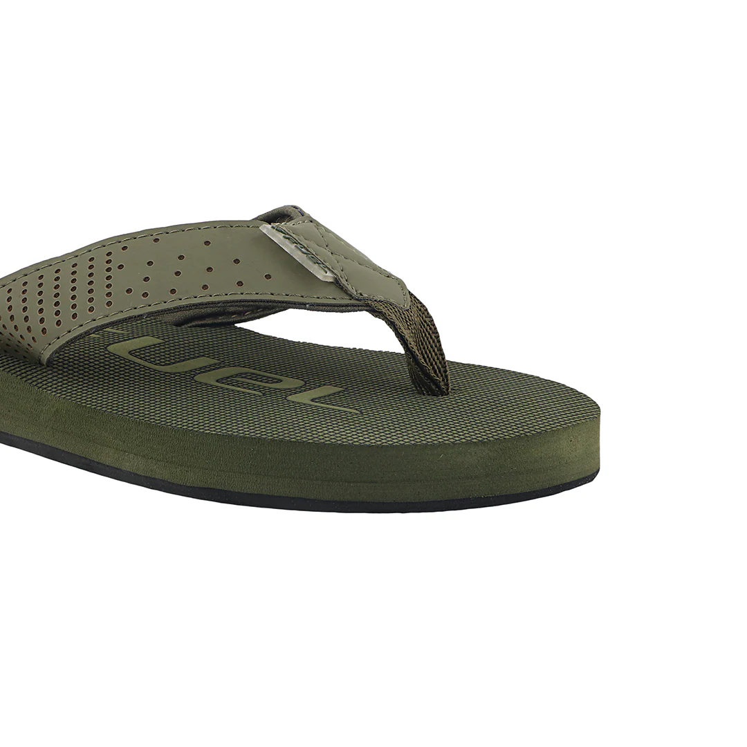 FUEL FMS-02 Comfortable & Light weight Men's Slippers (Olive) - Image 2