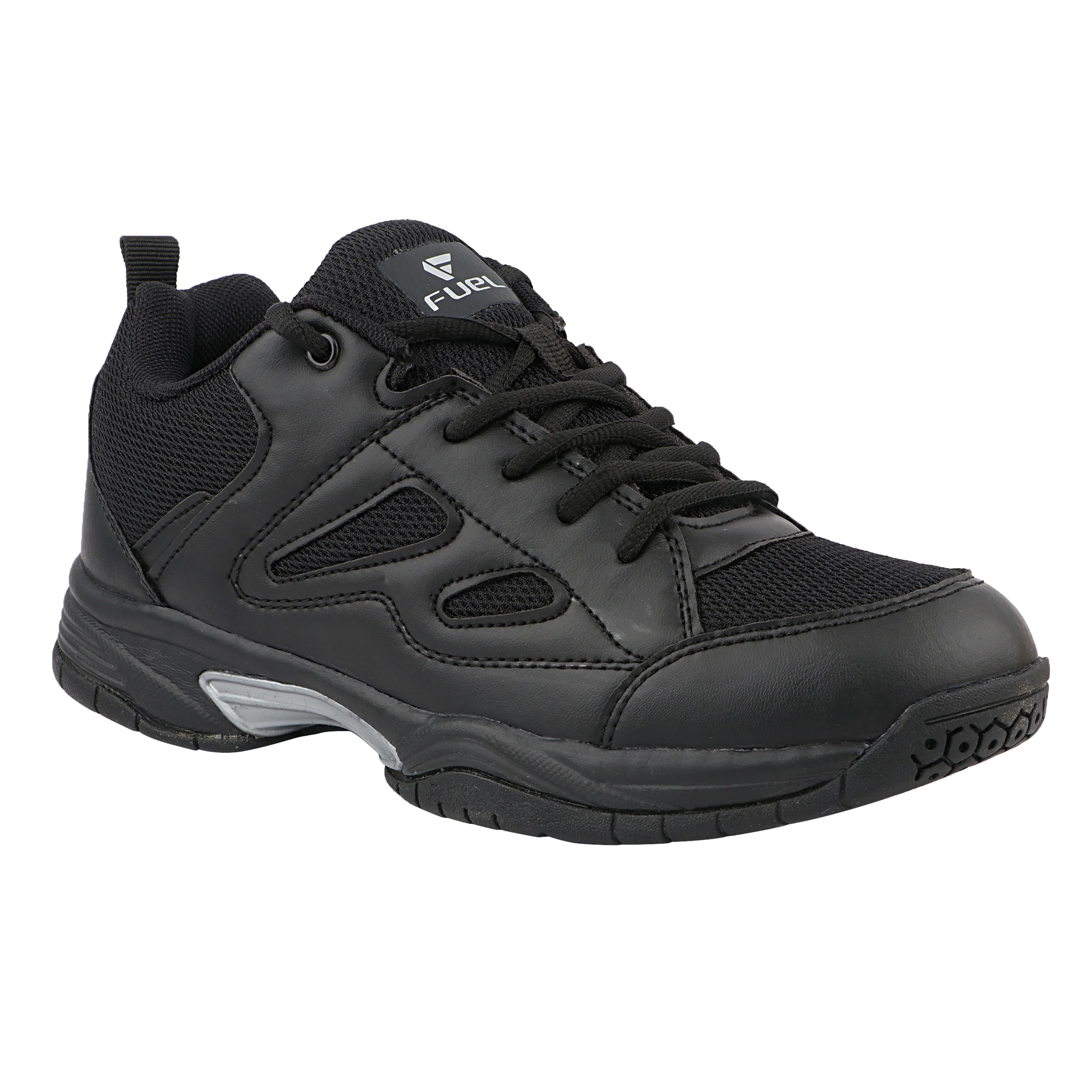 FUEL Snow Lightweight & Durable Lace-Up Sports Shoes for Men's (Black)