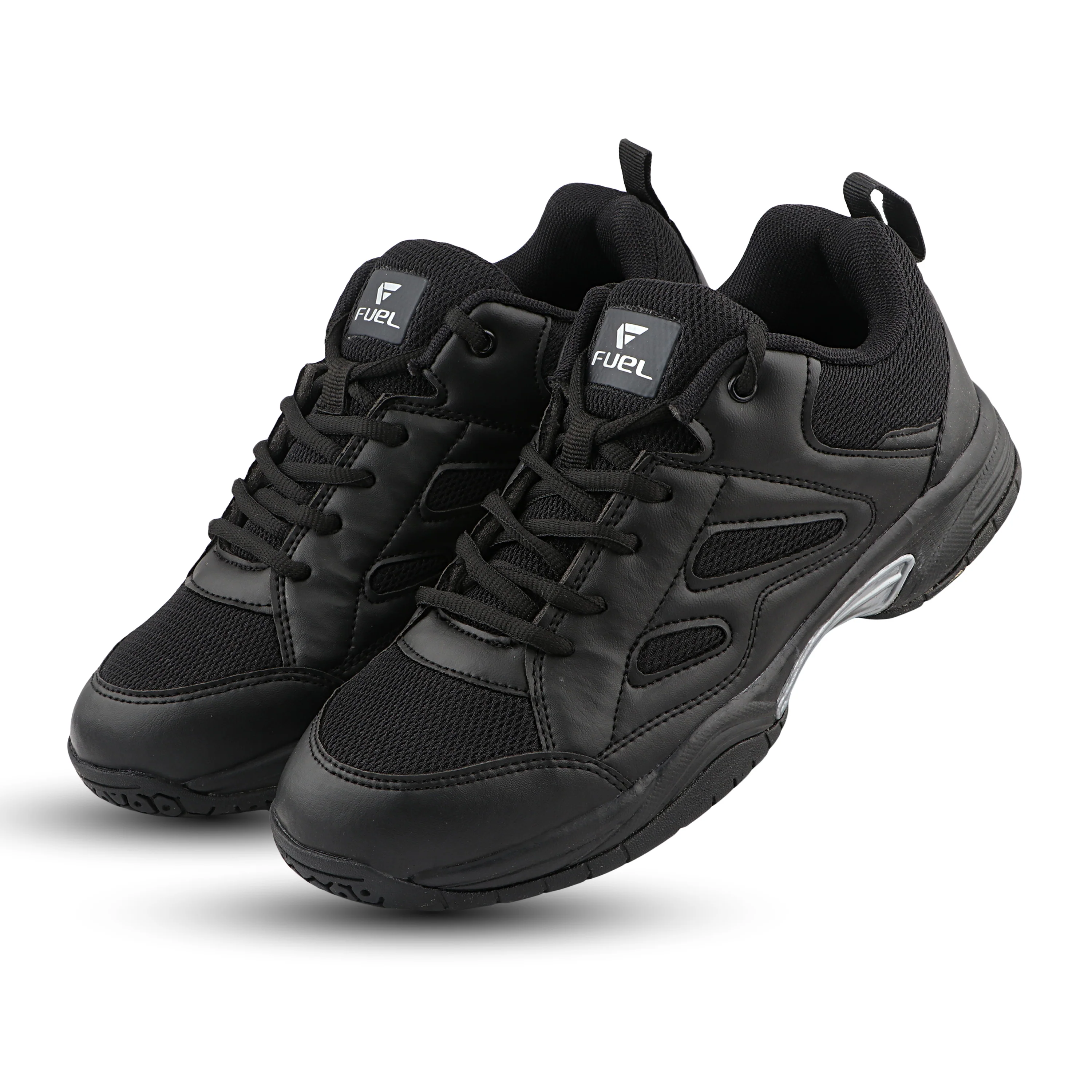 FUEL Snow Lightweight & Durable Lace-Up Sports Shoes for Men's (Black) - Image 3