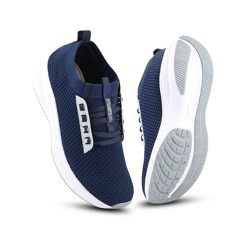 FUEL Morgen Lightweight & Breathable Casual & Sports Shoes For Men's (Blue) - Image 6