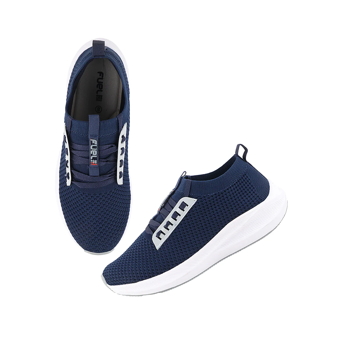 FUEL Morgen Lightweight & Breathable Casual & Sports Shoes For Men's (Blue) - Image 7
