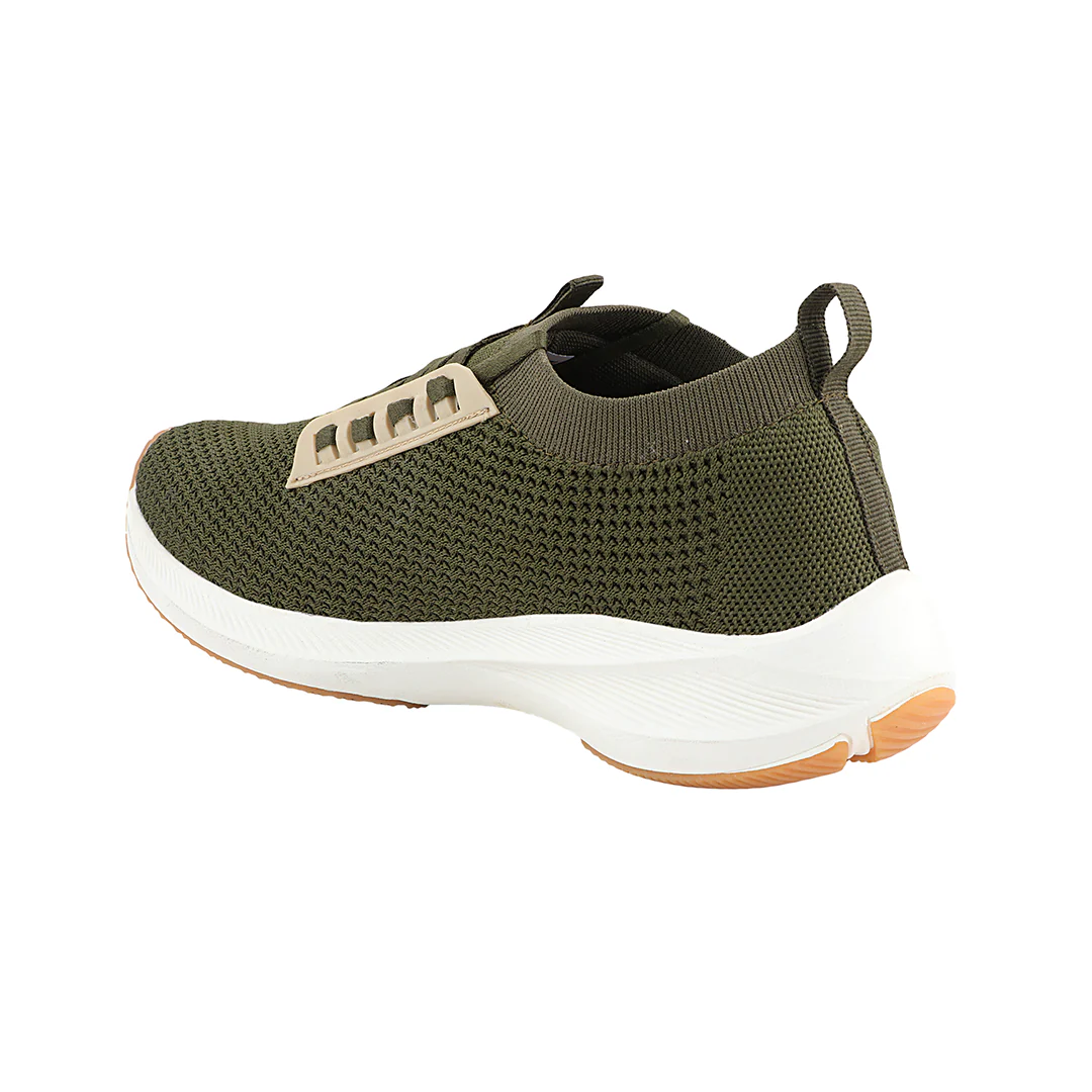 FUEL Morgen Lightweight & Breathable Casual & Sports Shoes For Men's (Olive) - Image 3