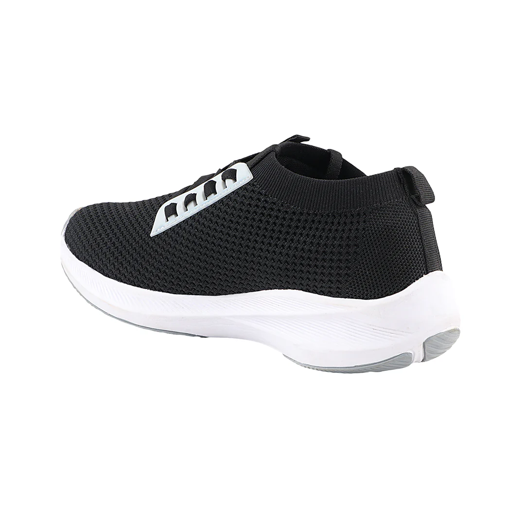 FUEL Morgen Lightweight & Breathable Casual & Sports Shoes For Men's (Black) - Image 3