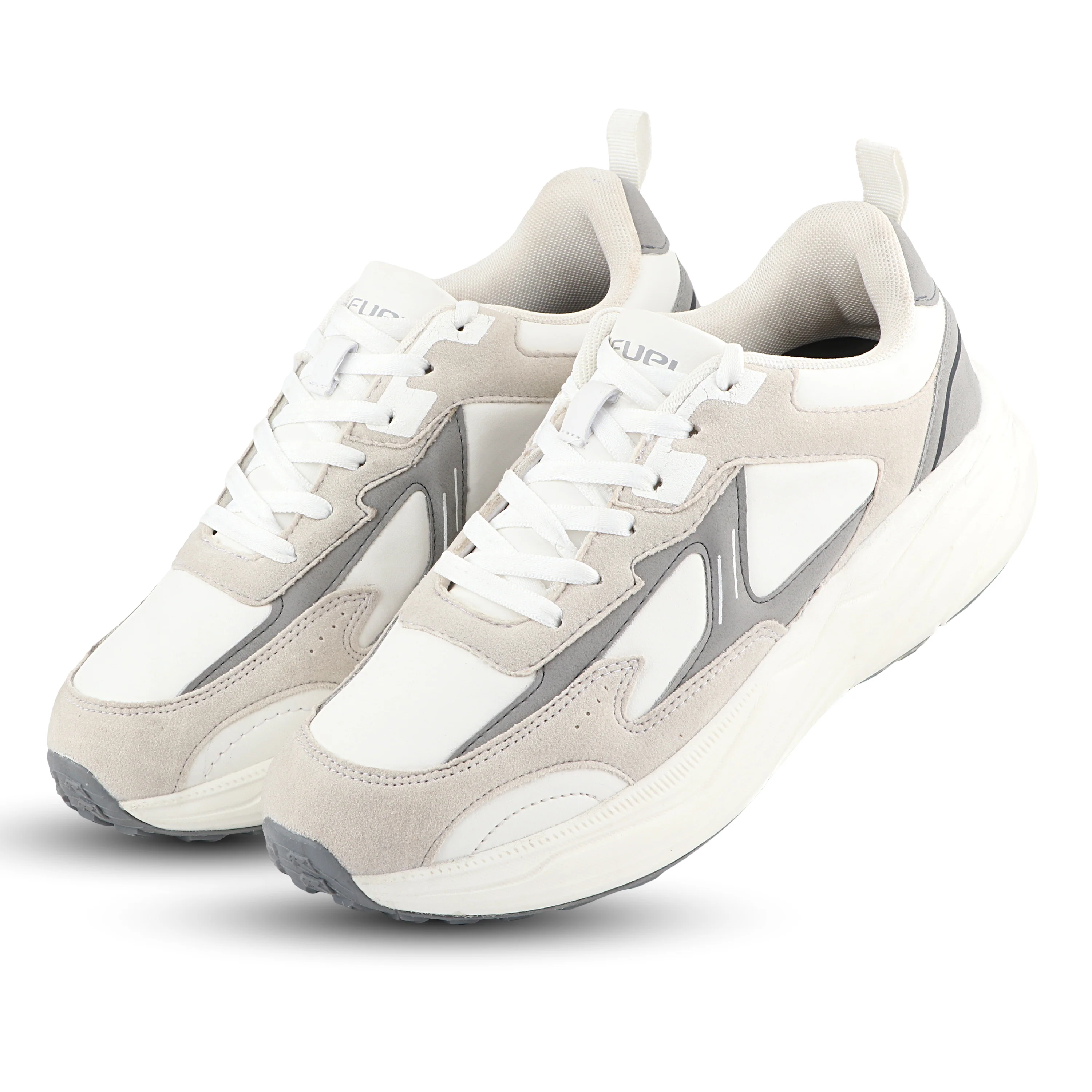 FUEL Nava-06 Men's Lightweight & Durable Trendy Sports Shoes with Anti-Skid Sole for Everyday Comfort (White) - Image 3
