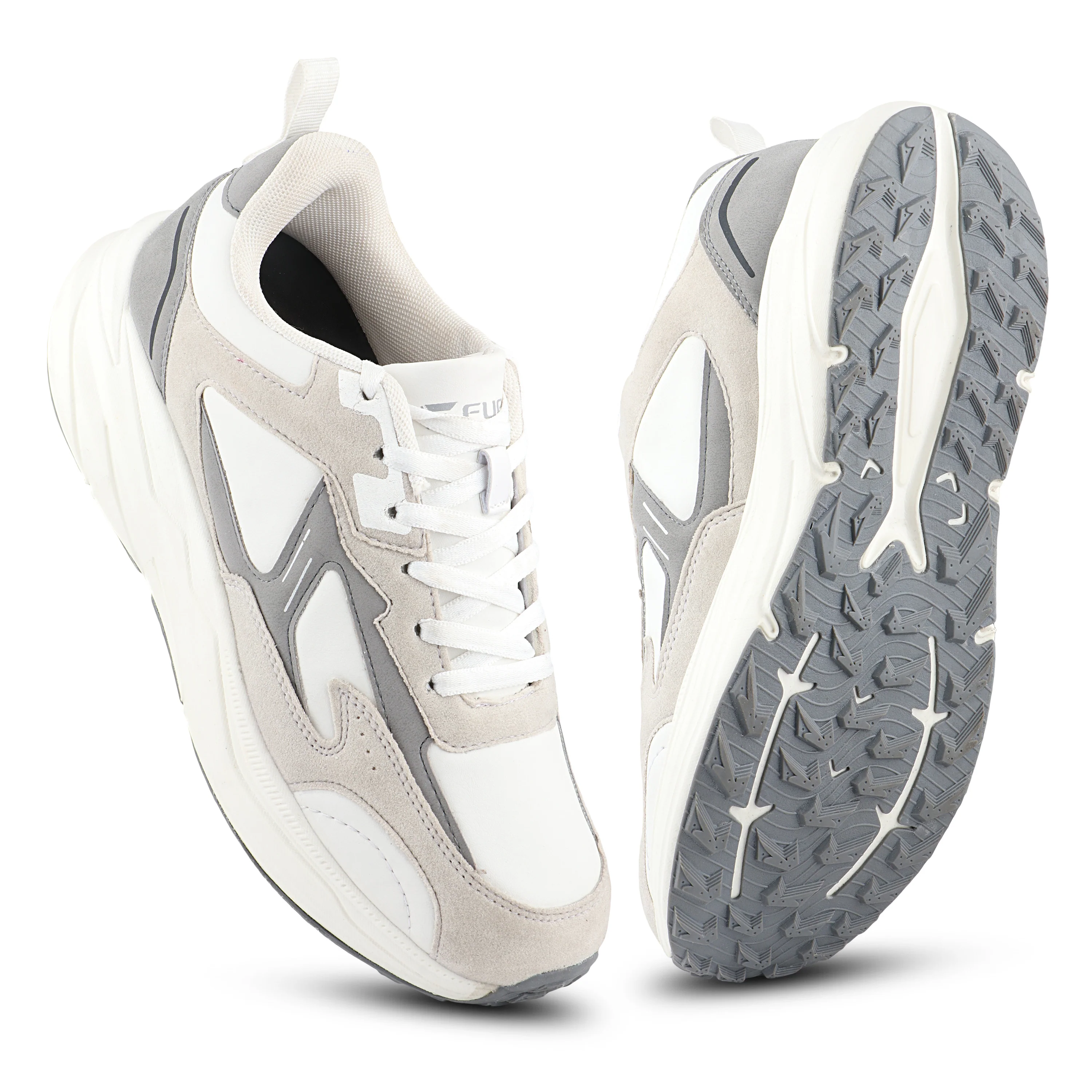 FUEL Nava-06 Men's Lightweight & Durable Trendy Sports Shoes with Anti-Skid Sole for Everyday Comfort (White) - Image 7