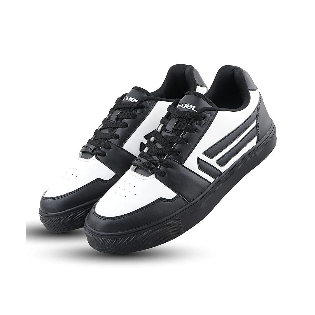 FUEL Nava-01 Shoes Series For Men  Style & Comfort Sneakers For Men's (Black-White) - Image 5