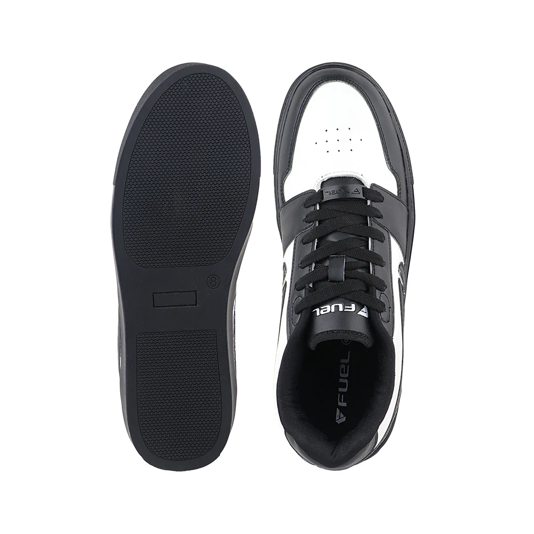 FUEL Nava-01 Shoes Series For Men  Style & Comfort Sneakers For Men's (Black-White) - Image 6