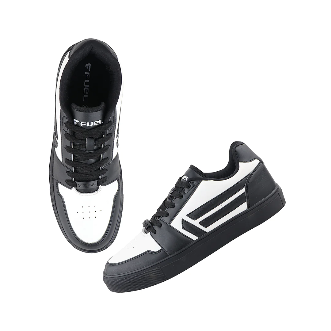 FUEL Nava-01 Shoes Series For Men  Style & Comfort Sneakers For Men's (Black-White) - Image 8