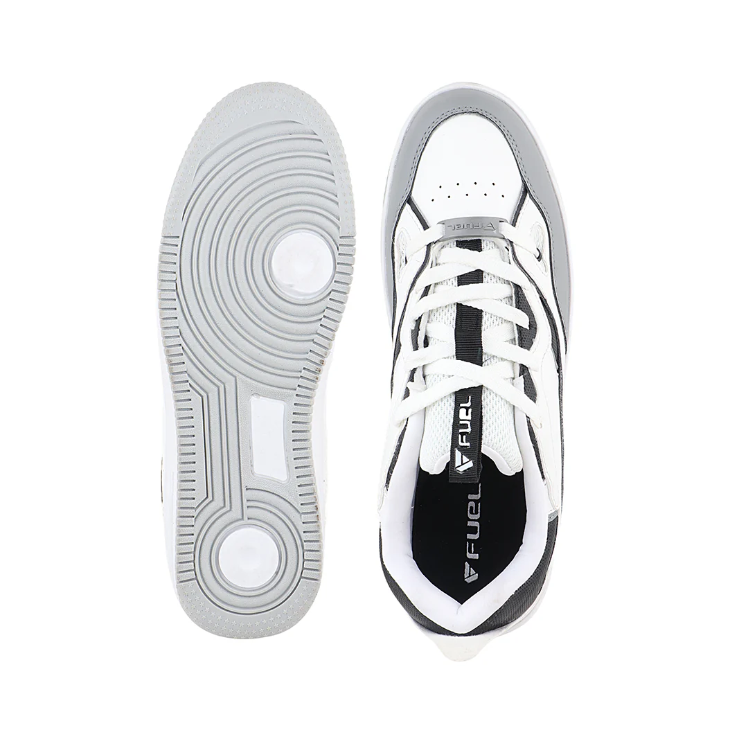 FUEL Nava-02 Sneakers for Men with Style & Comfort  (Grey-White) - Image 6