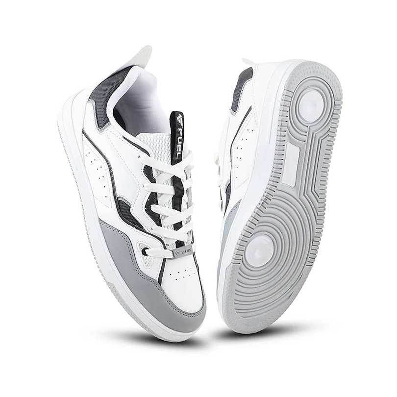 FUEL Nava-02 Sneakers for Men with Style & Comfort  (Grey-White) - Image 7