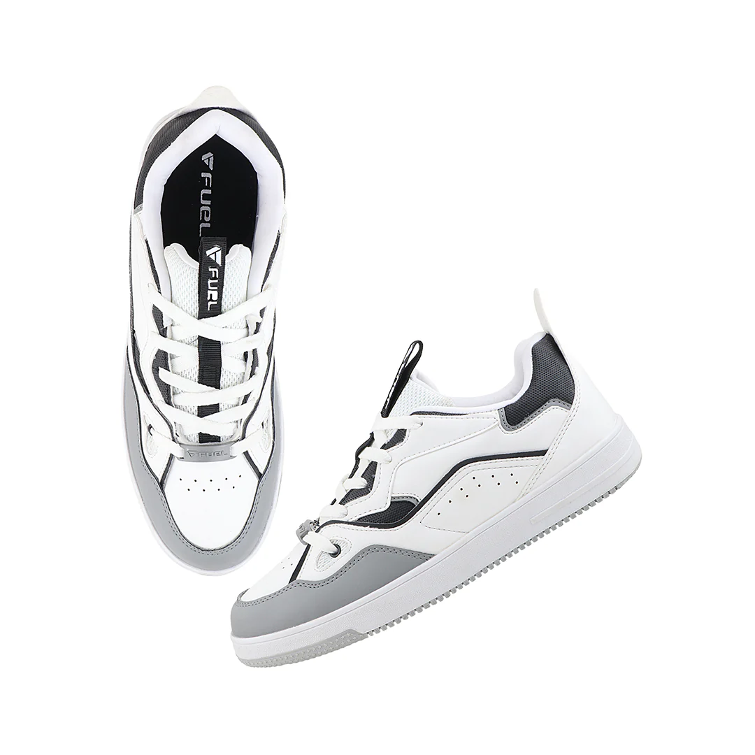 FUEL Nava-02 Sneakers for Men with Style & Comfort  (Grey-White) - Image 8