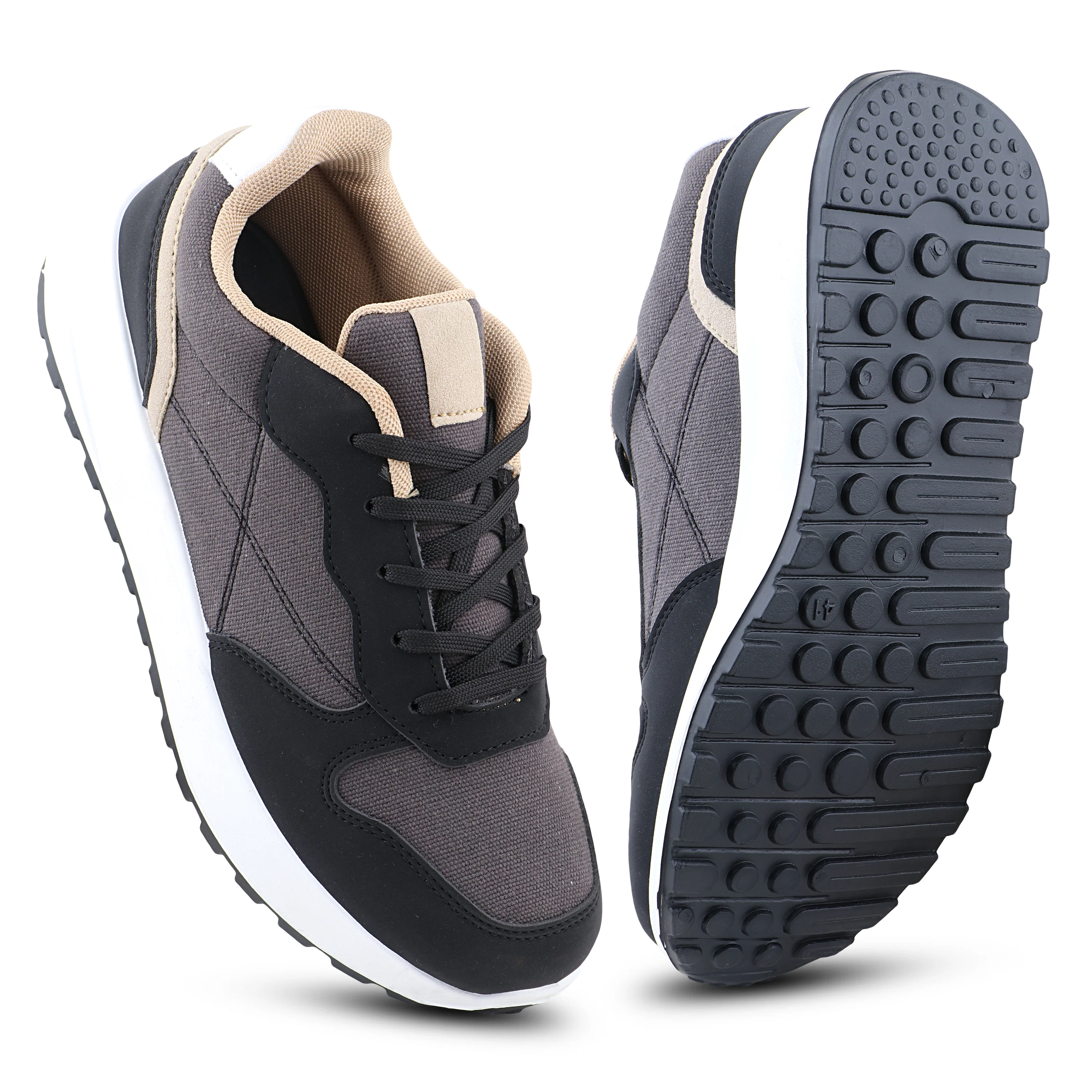 FUEL Neostep Comfortable & Casual Lightweight Sports Shoes for Men's (Black) - Image 7
