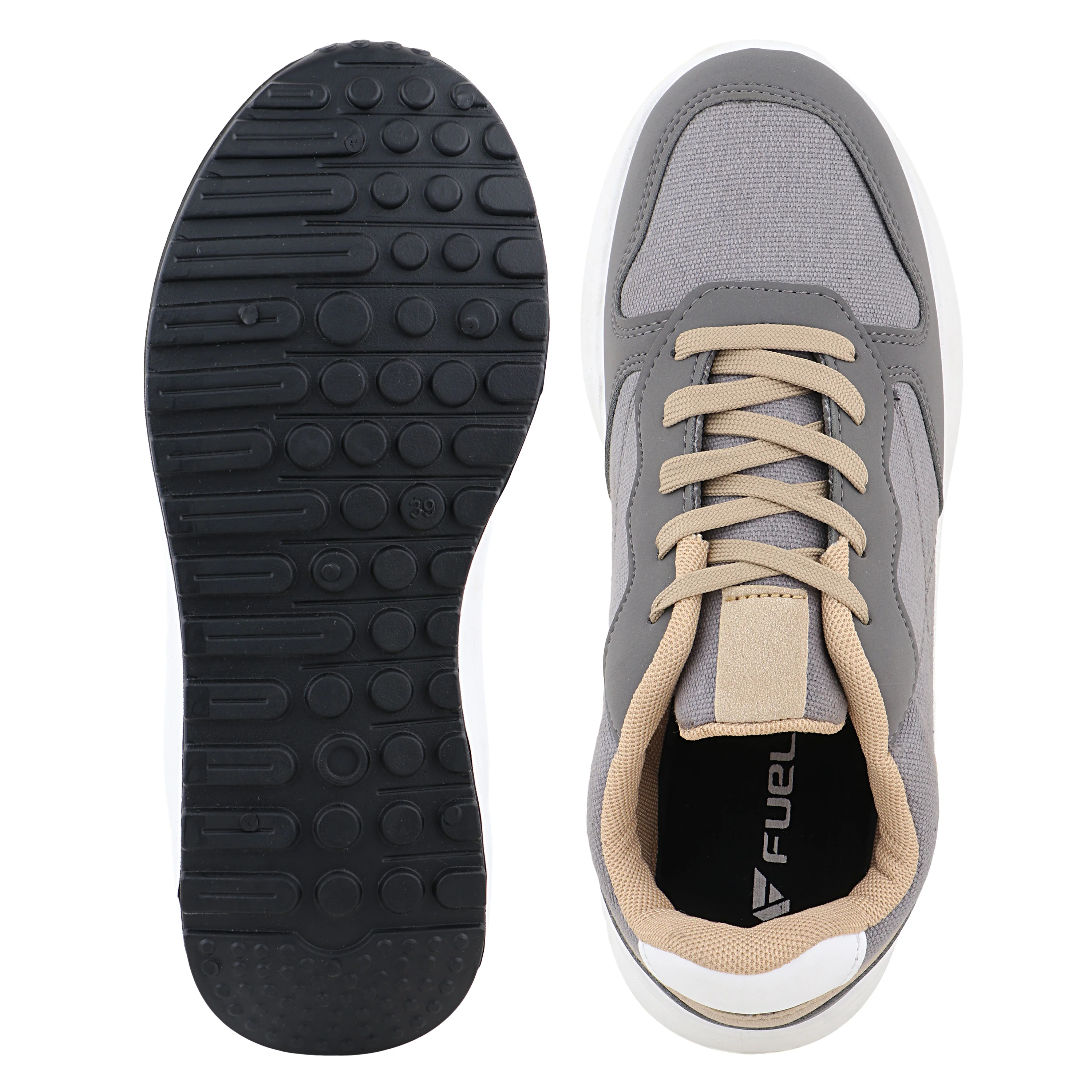 FUEL Neostep Comfortable & Casual Lightweight Sports Shoes for Men's (Grey) - Image 5