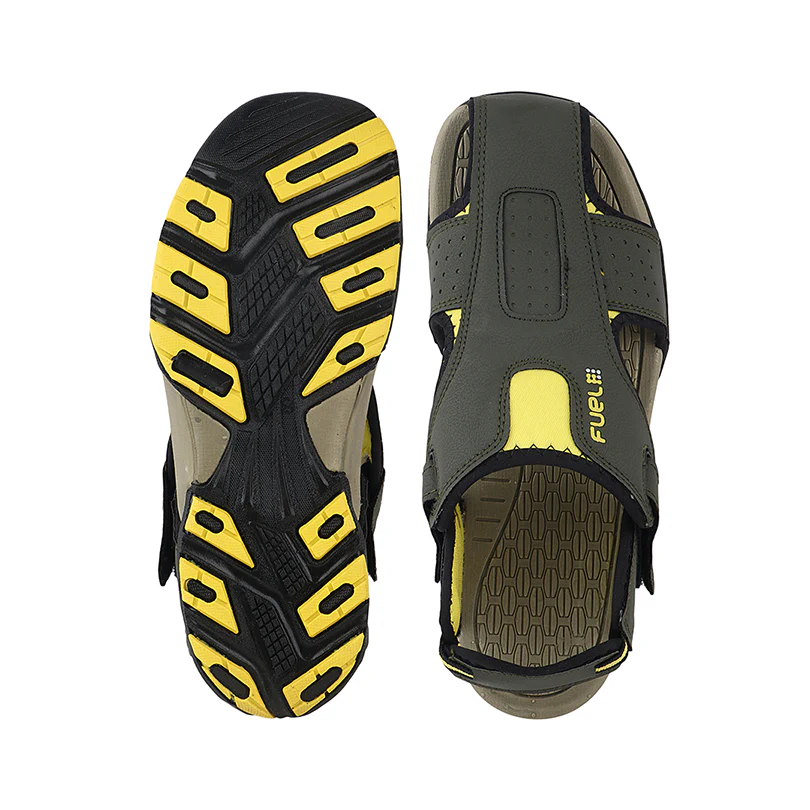 FUEL Neston Light Weight & Comfortable Men Sandal (Olive) - Image 5