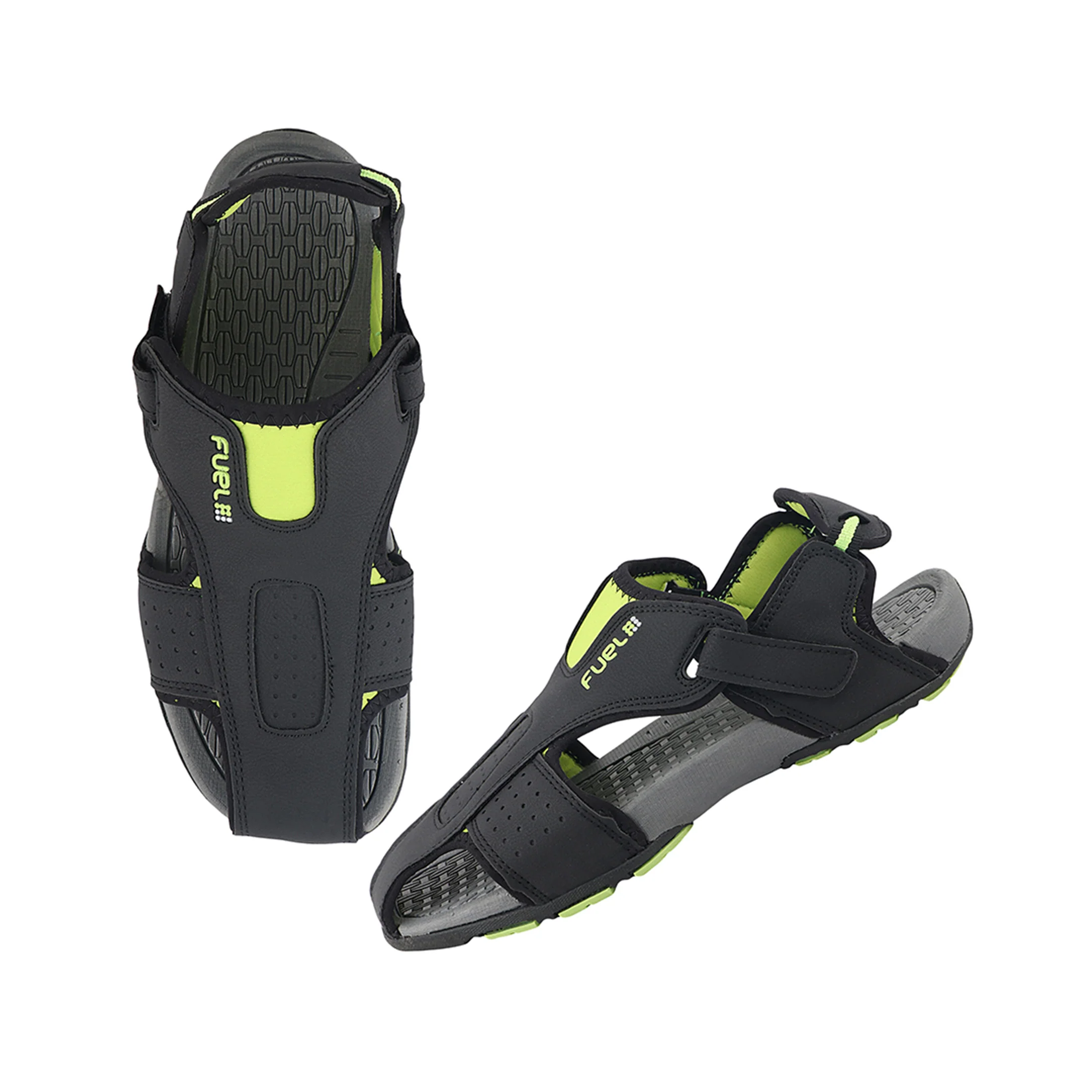FUEL Neston Light Weight & Comfortable Men Sandal (Black) - Image 6