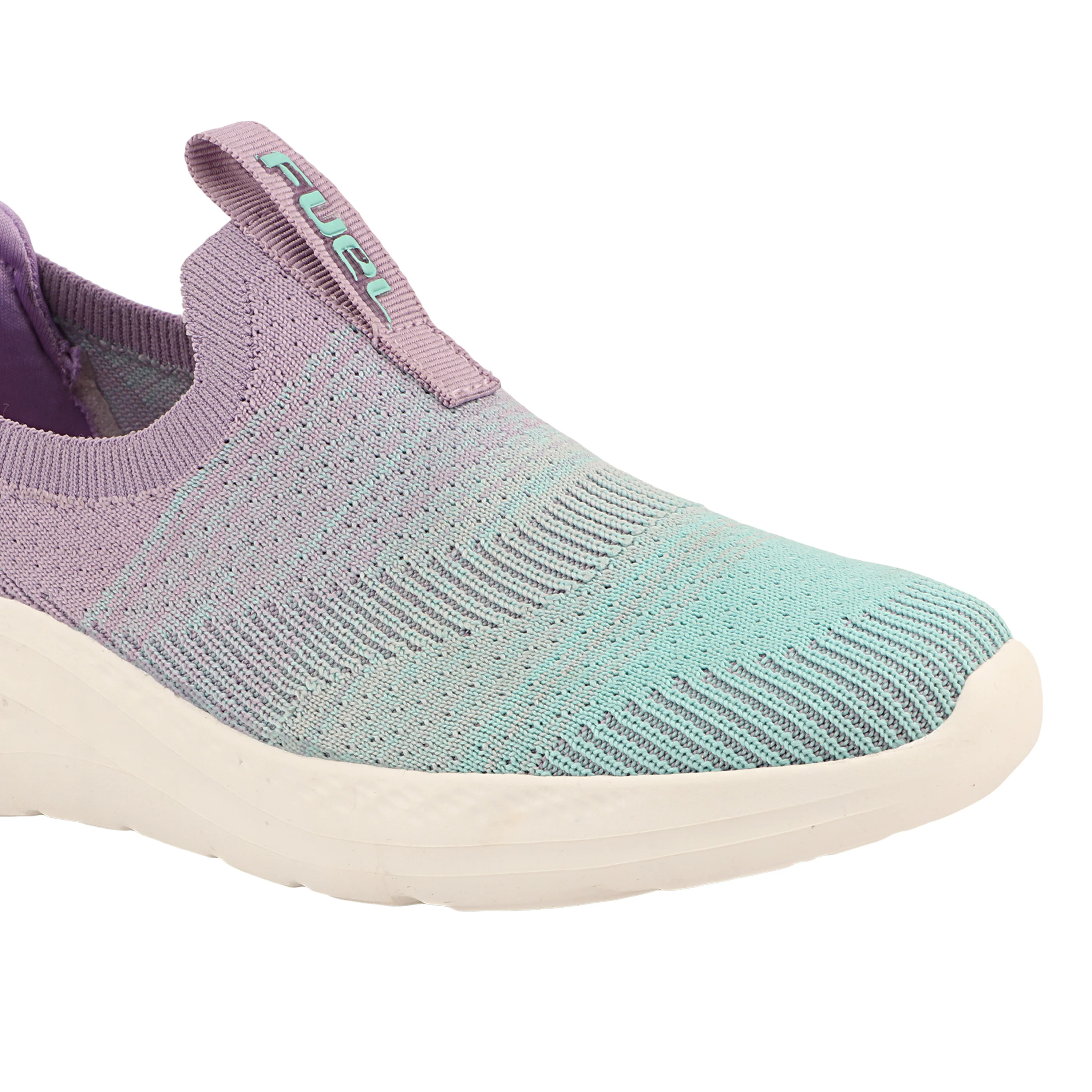FUEL Nova-01 Lightweight & Cushioned Footbed with Breathable Knit Casual Wear Shoes for Women's (Green) - Image 2