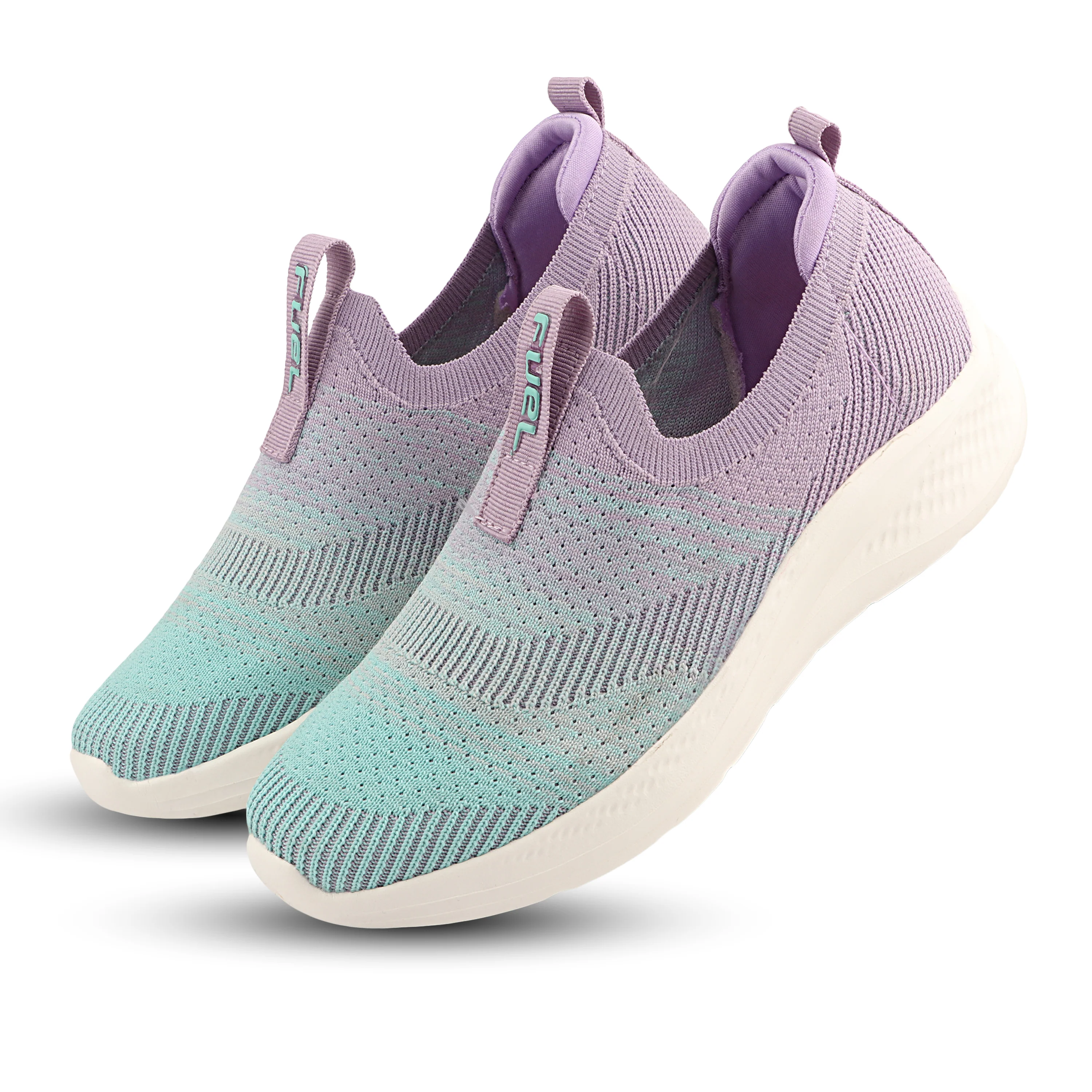 FUEL Nova-01 Lightweight & Cushioned Footbed with Breathable Knit Casual Wear Shoes for Women's (Green) - Image 3
