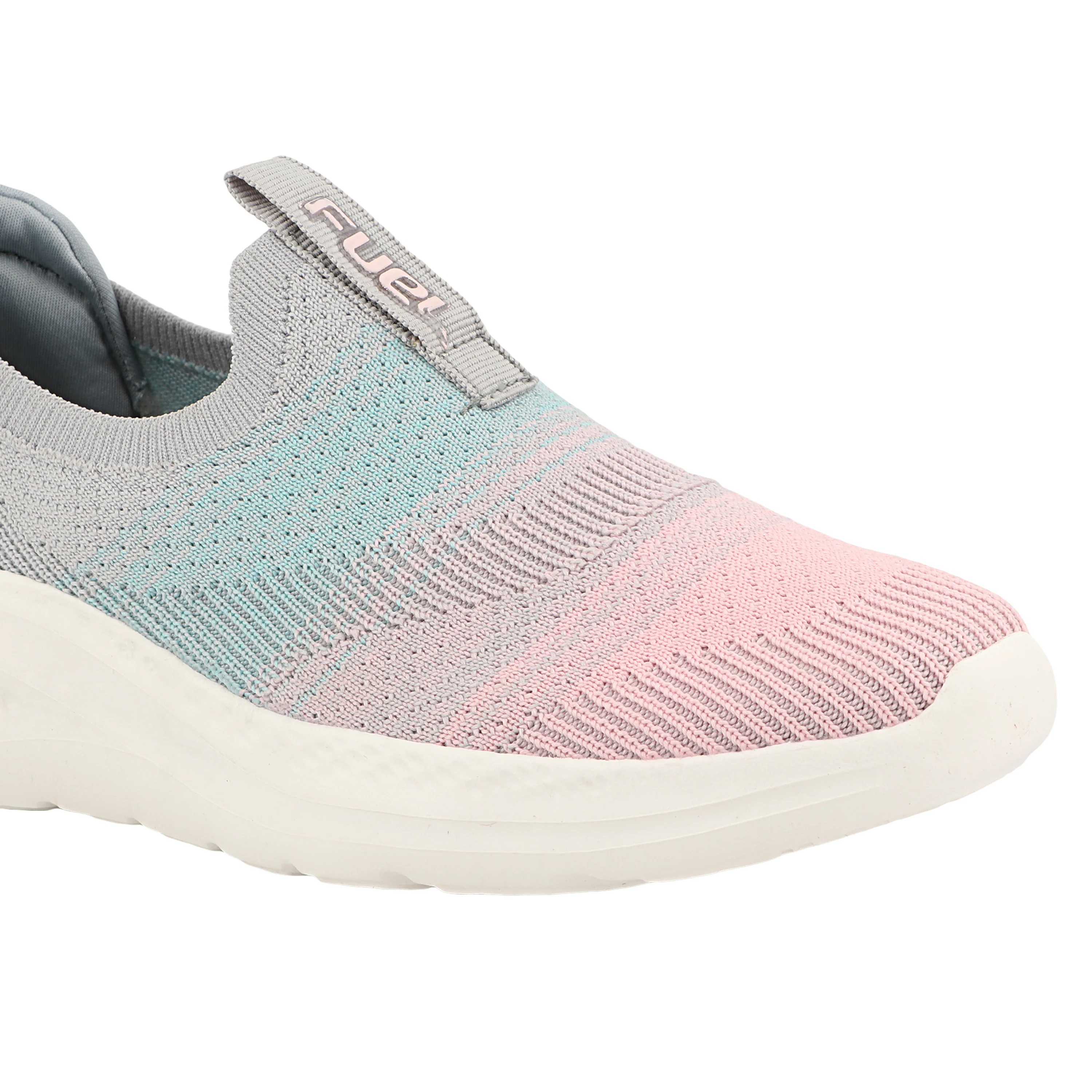 FUEL Nova-01 Lightweight & Cushioned Footbed with Breathable Knit Casual Wear Shoes for Women's (Pink) - Image 2