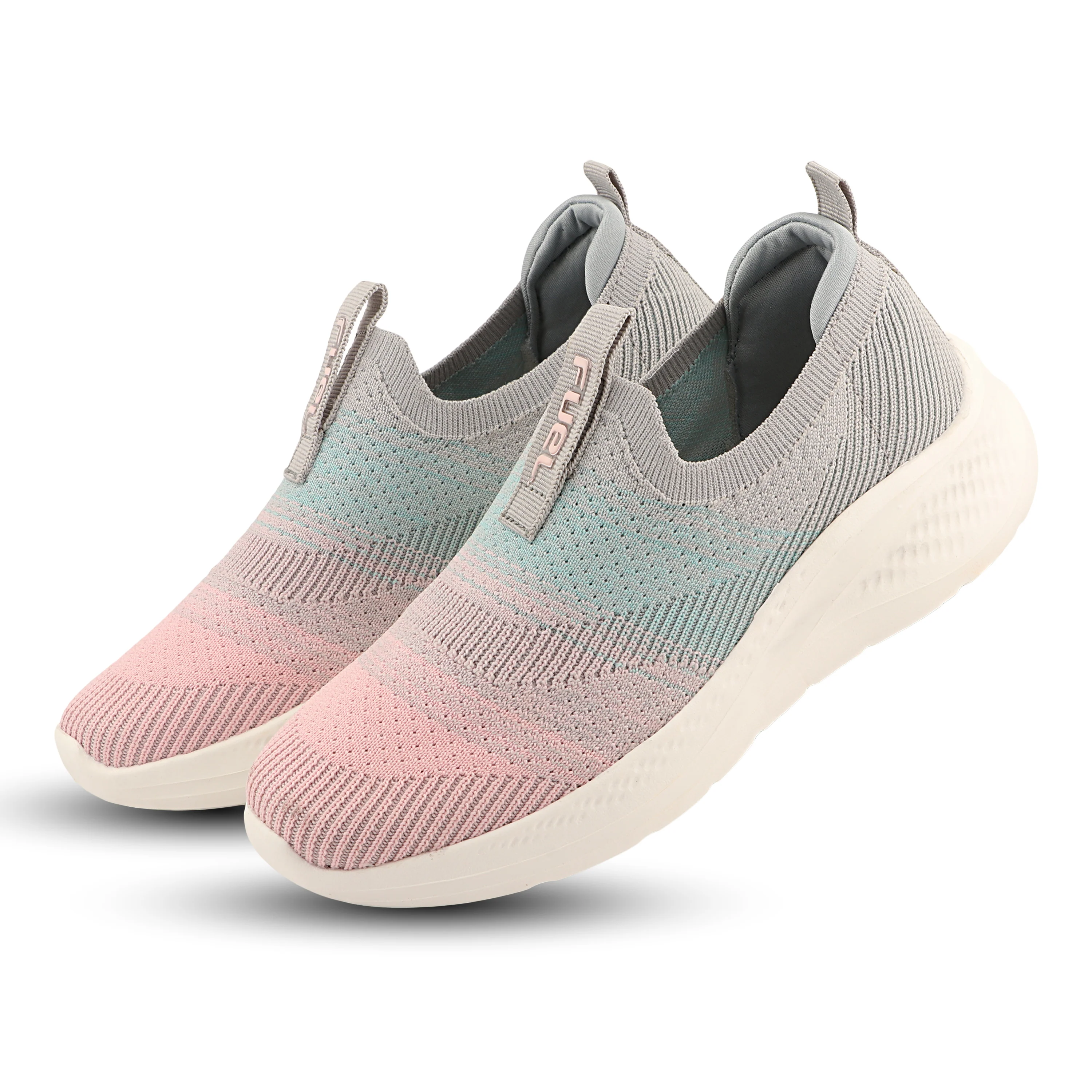 FUEL Nova-01 Lightweight & Cushioned Footbed with Breathable Knit Casual Wear Shoes for Women's (Pink) - Image 3