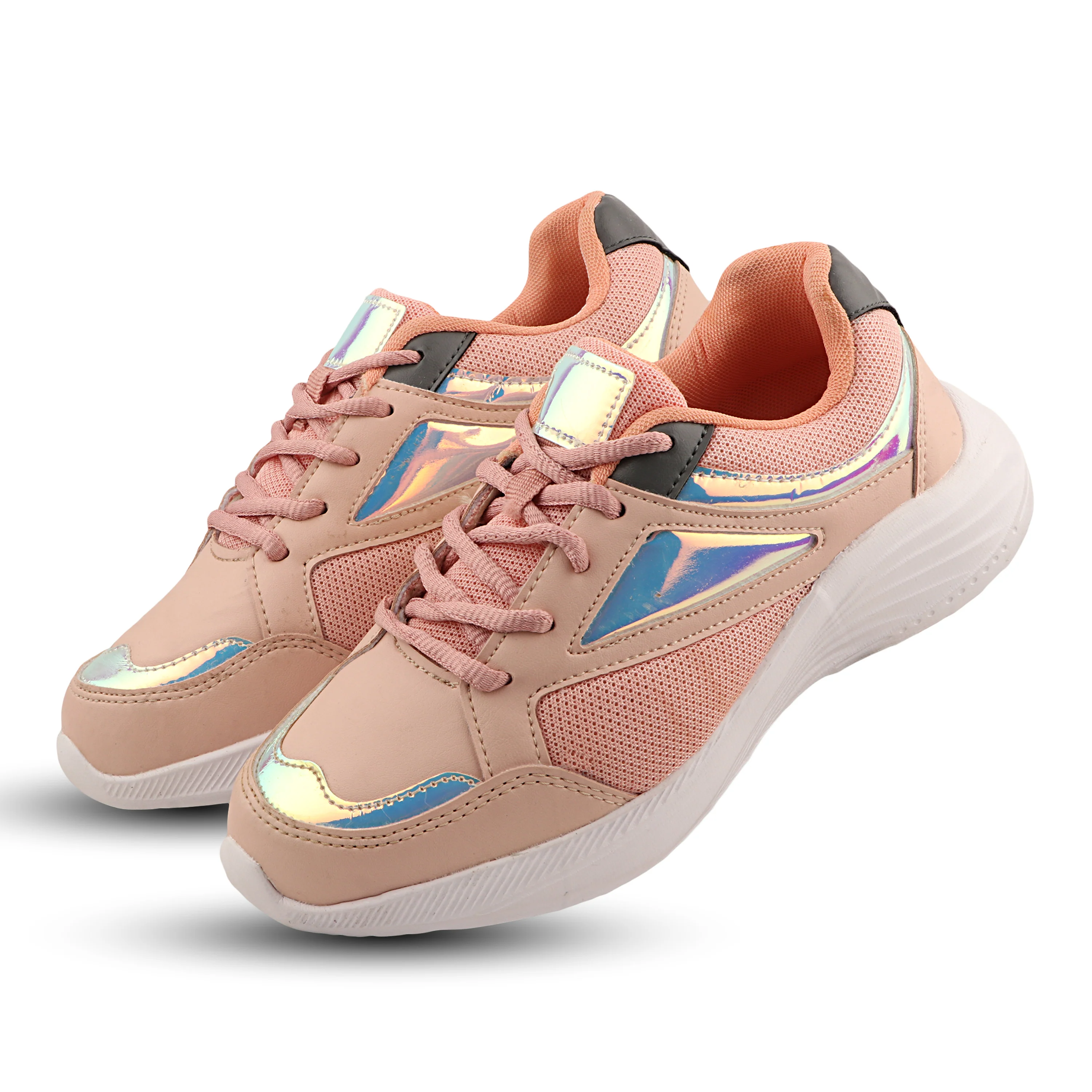 FUEL Nova Performance Max Comfortable & Breathable Sports Shoes for Women (Peach) - Image 3