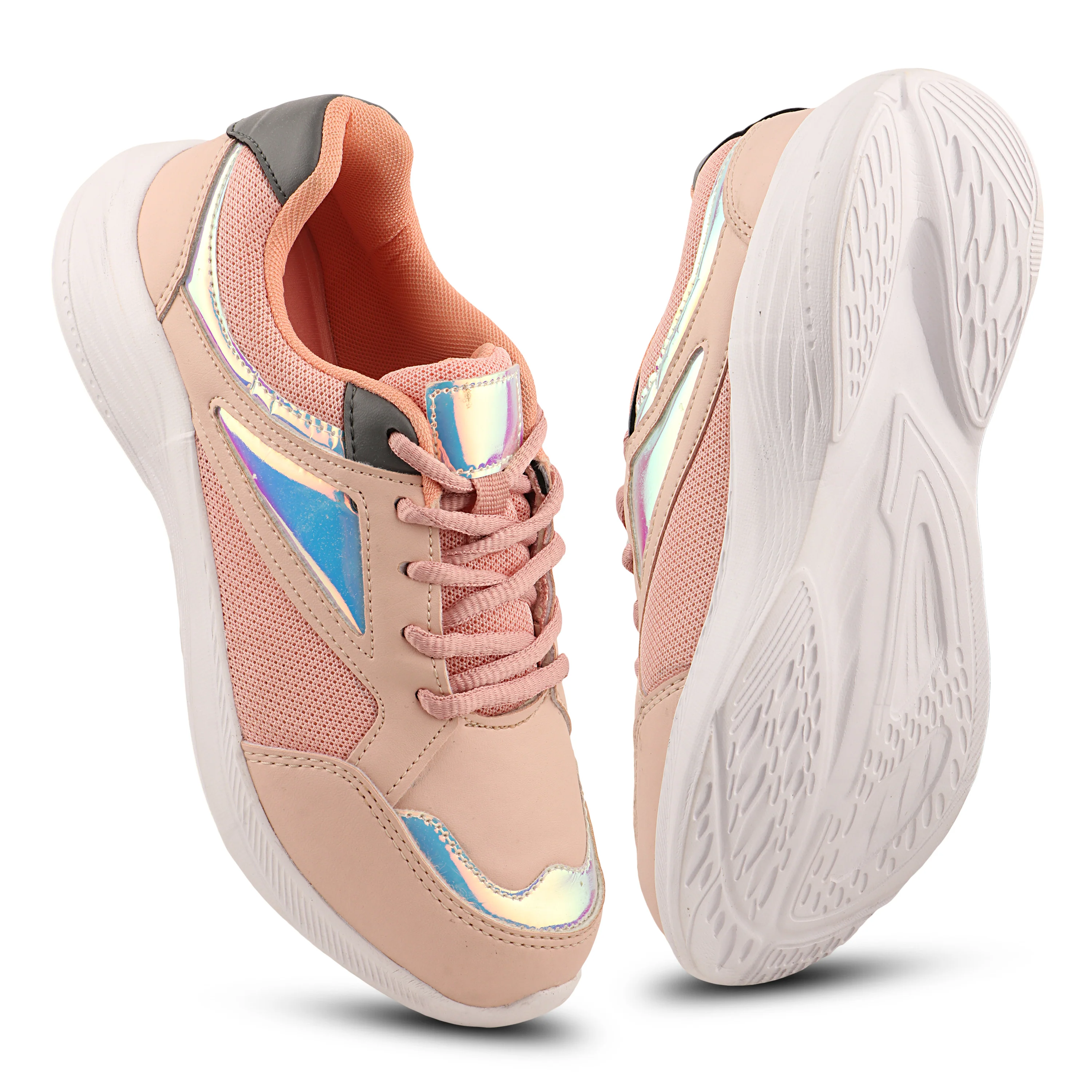 FUEL Nova Performance Max Comfortable & Breathable Sports Shoes for Women (Peach) - Image 6