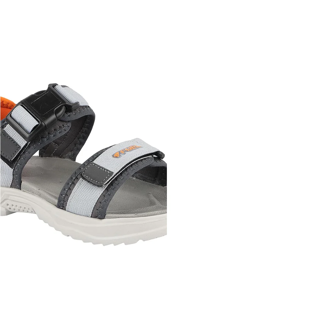 FUEL Phlox-01 Comfortable Sports Sandals For Men's (Orange) - Image 2