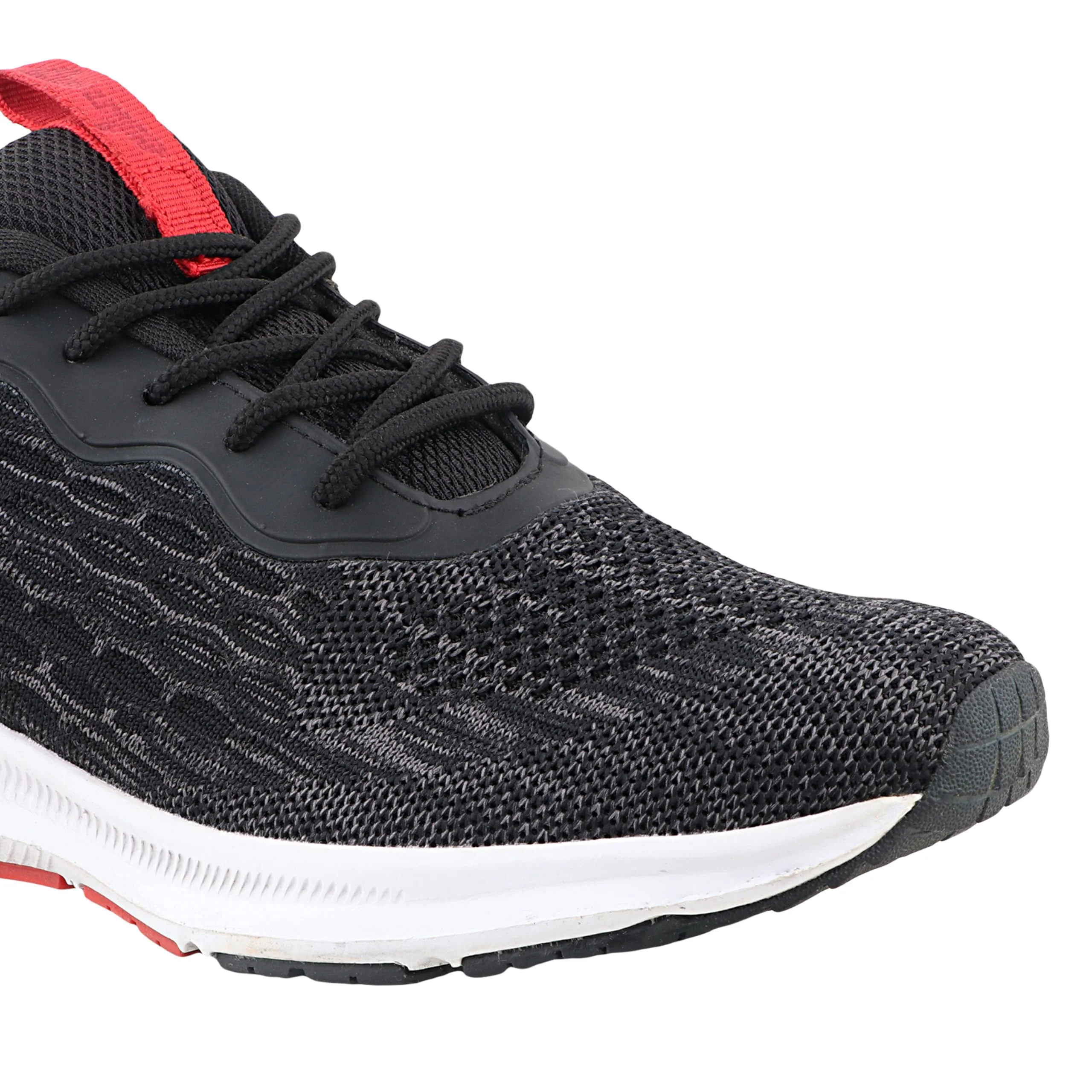 FUEL Pilot-02 Comfortable Lightweight Breathable Knitting Sport Shoes for Men's (Black) - Image 2