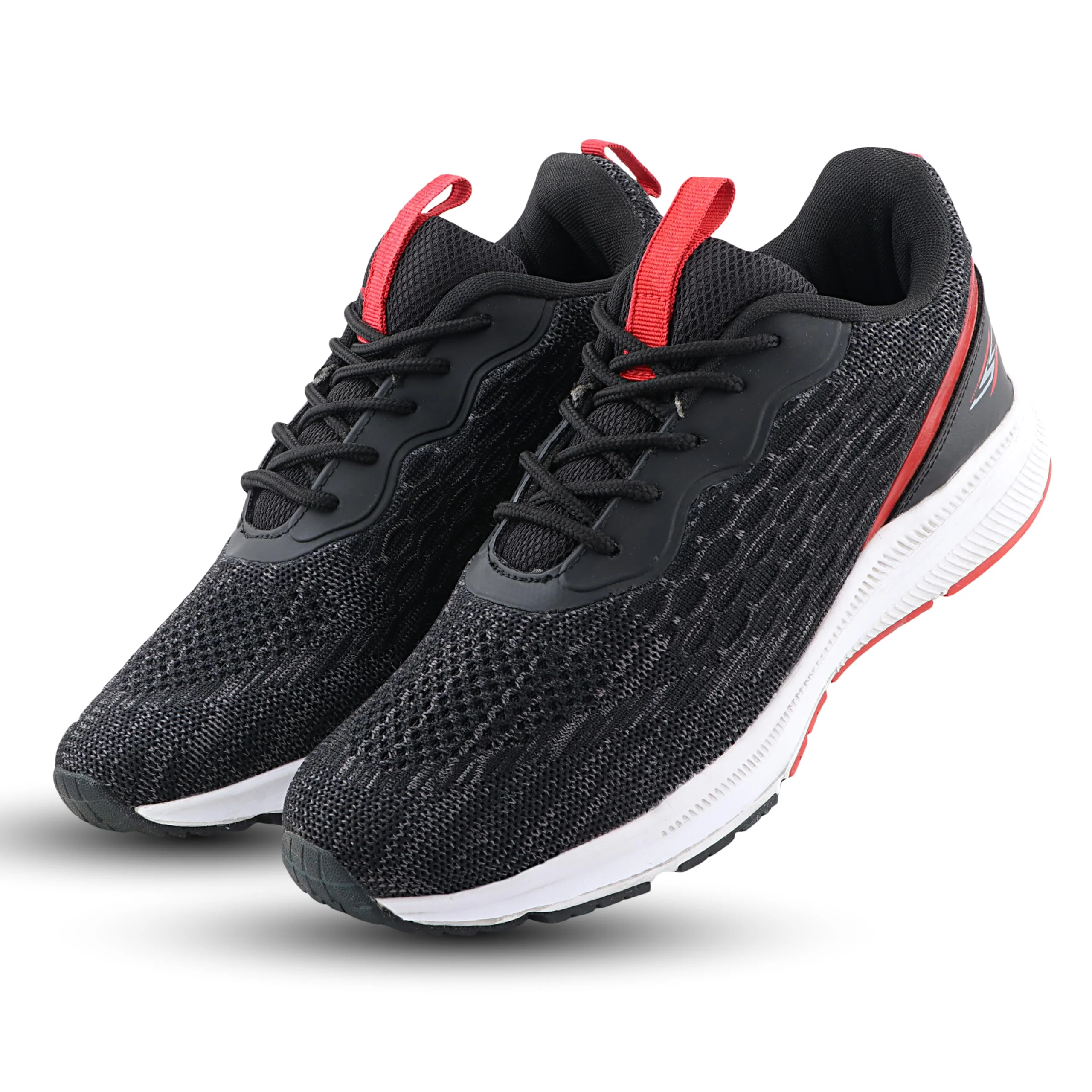 FUEL Pilot-02 Comfortable Lightweight Breathable Knitting Sport Shoes for Men's (Black) - Image 4